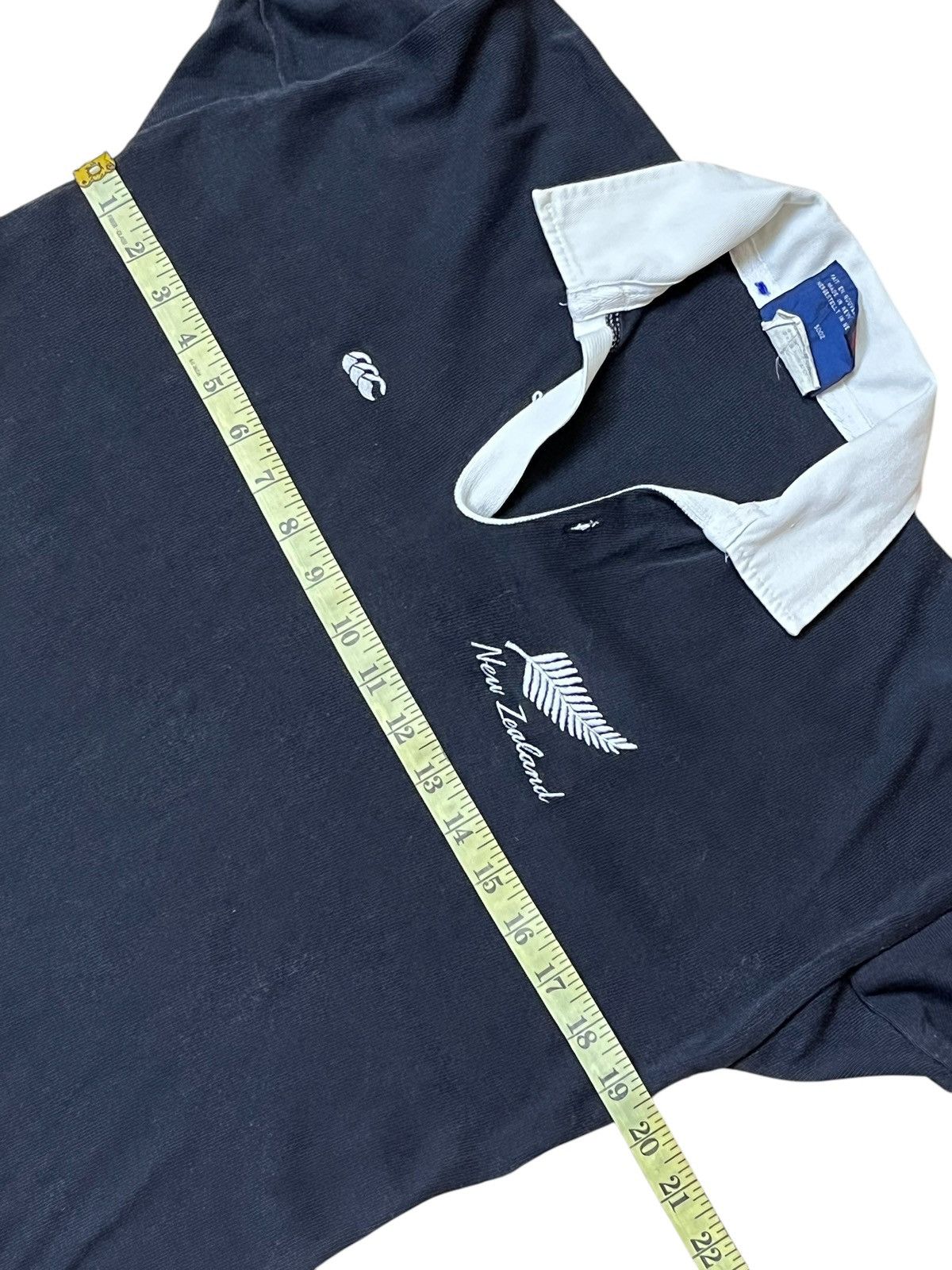 Canterbury of New Zealand VINTAGE 90s CANTERBURY ALL BLACK RUGBY L/S SHIRT Size US S / EU 44-46 / 1 - 8 Thumbnail