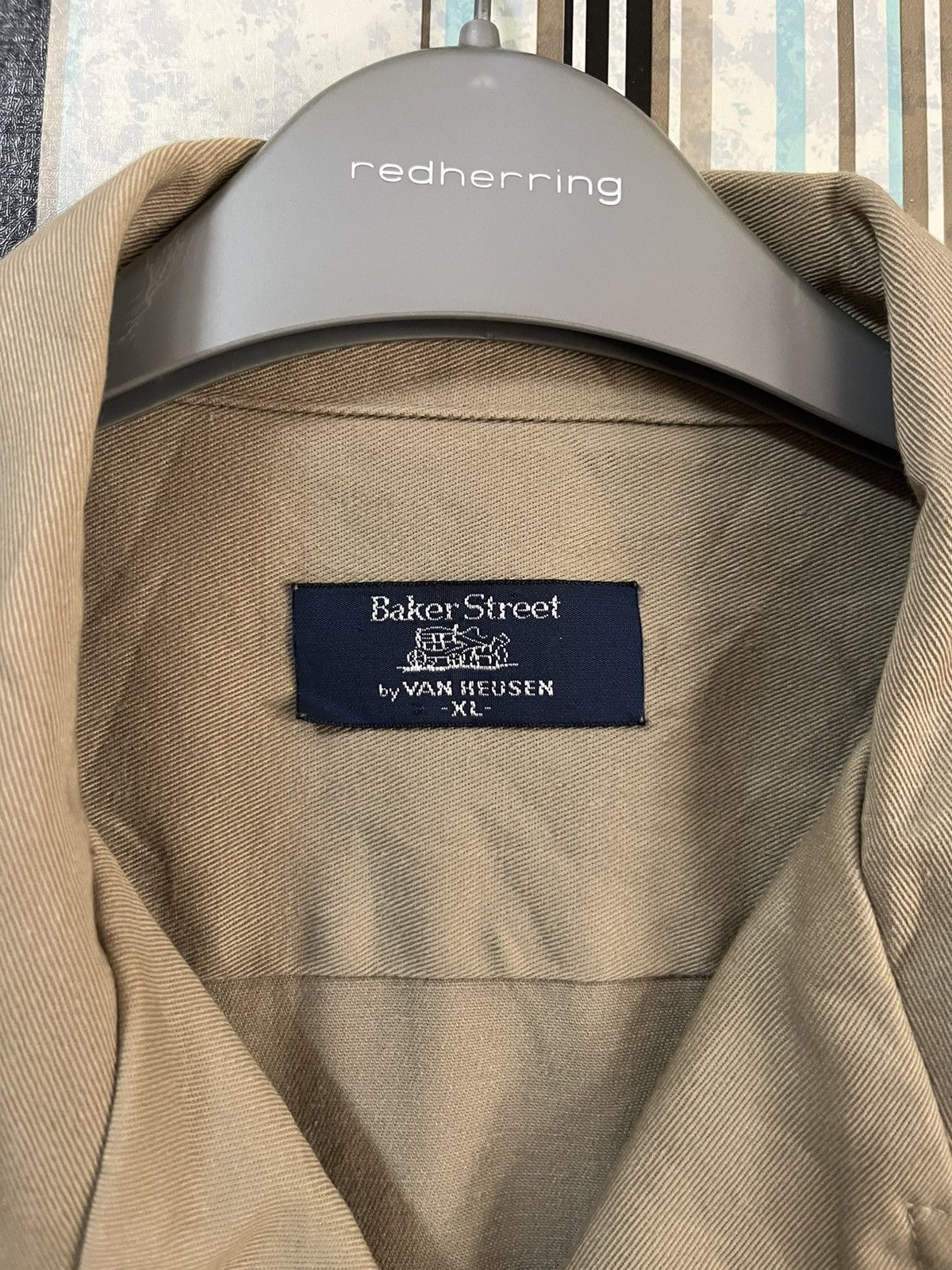 Van Heusen 1970s Baker street by van heusen khaki hunting #F4 Size US XL / EU 56 / 4 - 9 Thumbnail