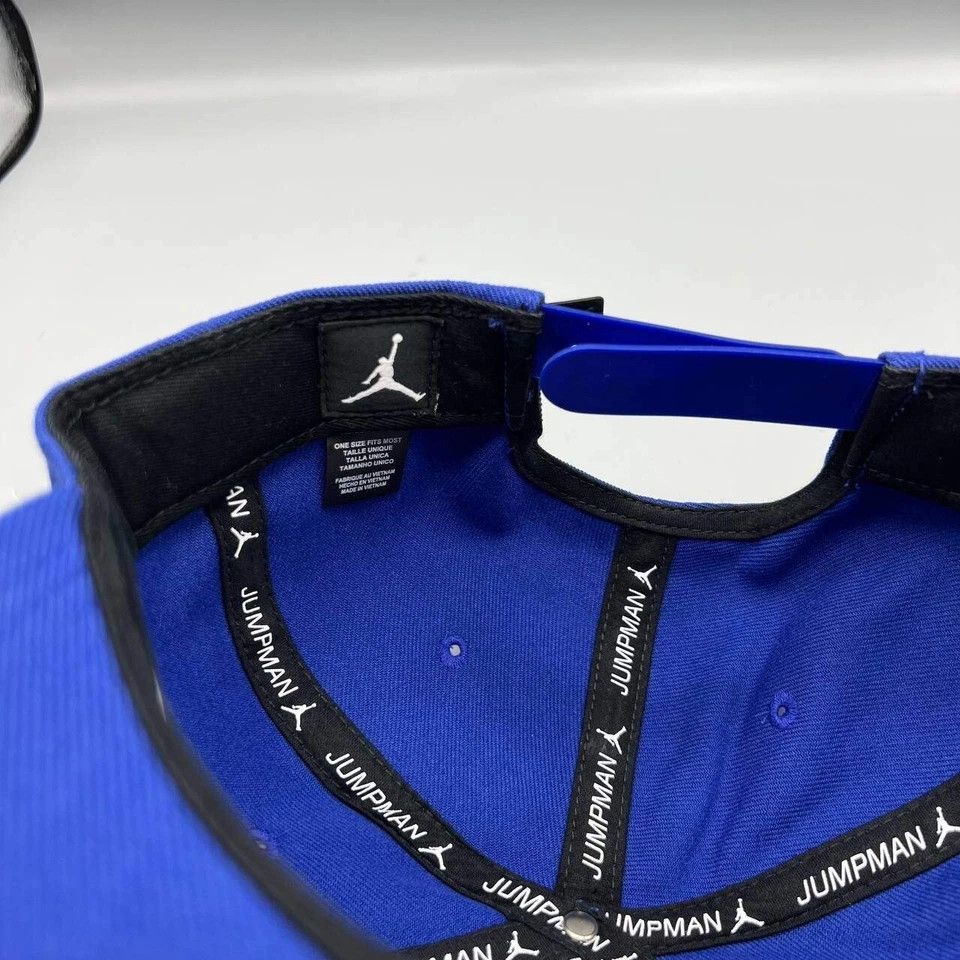Jordan Brand Air Jordan 92 Hat Men Blue Embroidered Logo Snap Back Cap Size ONE SIZE - 6 Thumbnail