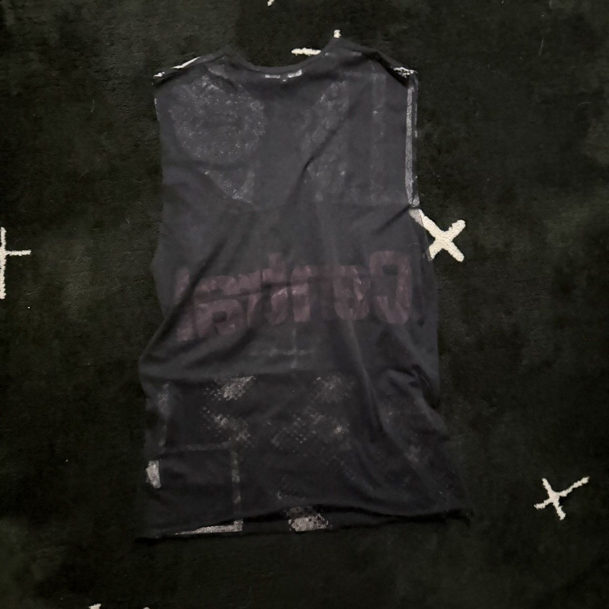 Raf Simons SS03 - "Central" Mesh Tank Top Size US S / EU 44-46 / 1 - 2 Thumbnail