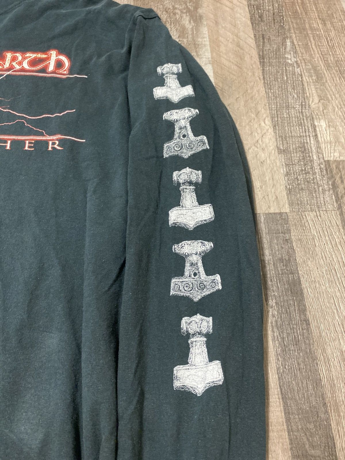 Band Tees Vintage Amon Amarth 2001 US Tour Longsleeve The Crusher Tee Size US XL / EU 56 / 4 - 3 Thumbnail