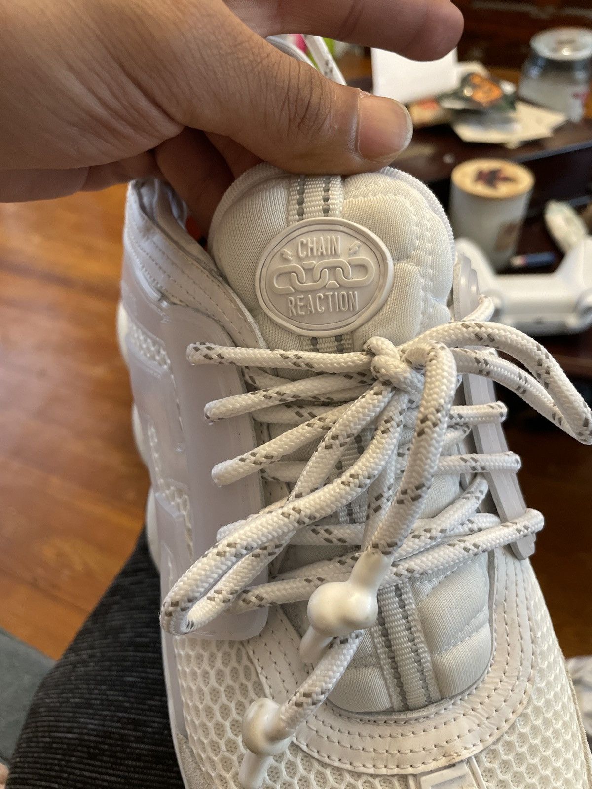 Versace Versace chain reactions(white) Size US 9.5 / EU 42-43 - 7 Thumbnail