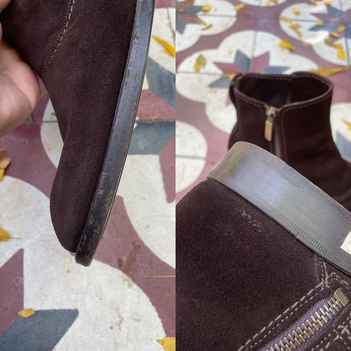 Louis Vuitton Rare Louis Vuitton brown suede ankle boots Size US 7 / EU 40 - 12 Thumbnail