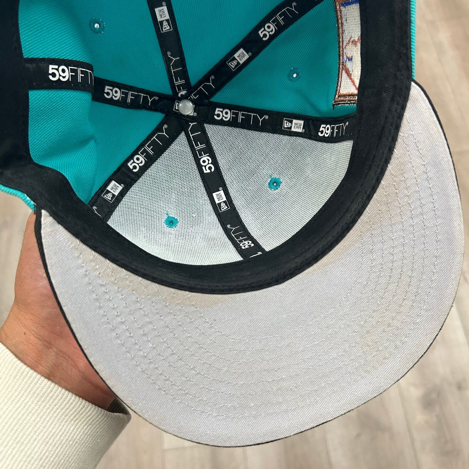 New Era Florida Miami Marlins MLB 125th Anniversary Fitted Hat 7 5/8 Size ONE SIZE - 7 Thumbnail