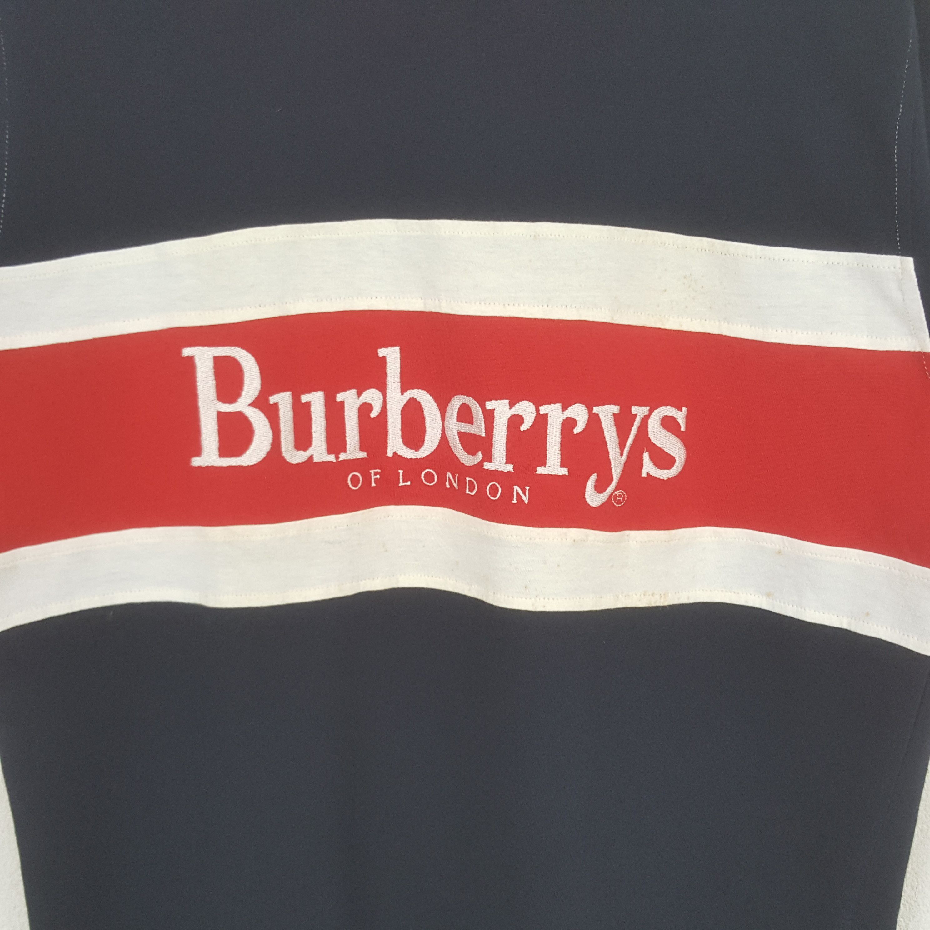 Burberry Vintage Burberrys London Designer Embroidery Tshirt C299N13 Size US M / EU 48-50 / 2 - 2 Thumbnail