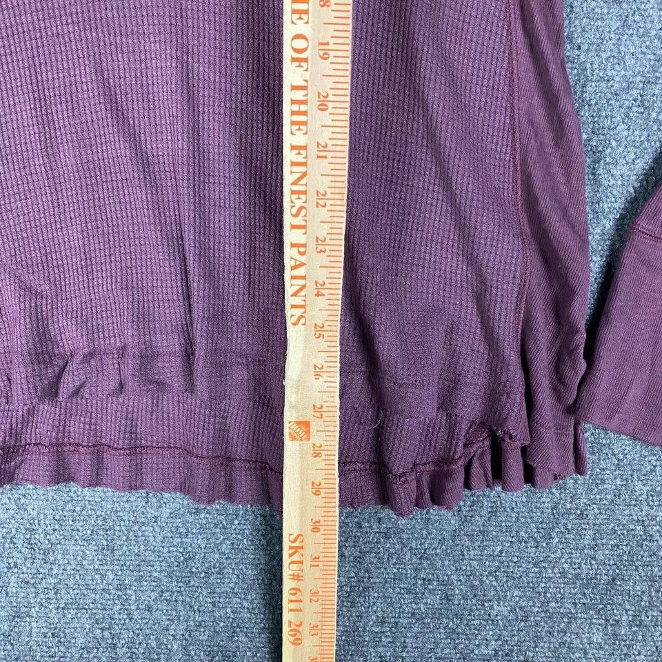 Other We The Free Blouse Women's Medium Long Sleeve Purple Rayon M Size M / US 6-8 / IT 42-44 - 5 Thumbnail