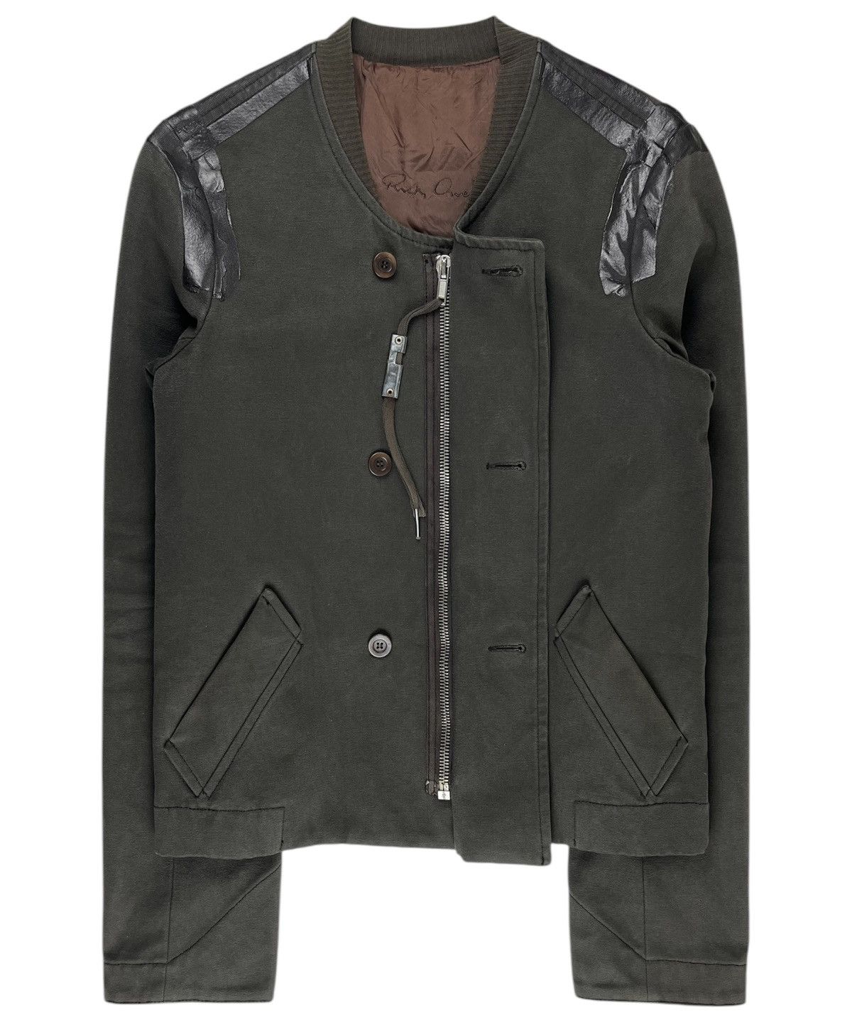 Rick Owens SS05 Rick Owens Scorpio Rubber Taped Flight Jacket Bomber Size US S / EU 44-46 / 1 - 1 Thumbnail