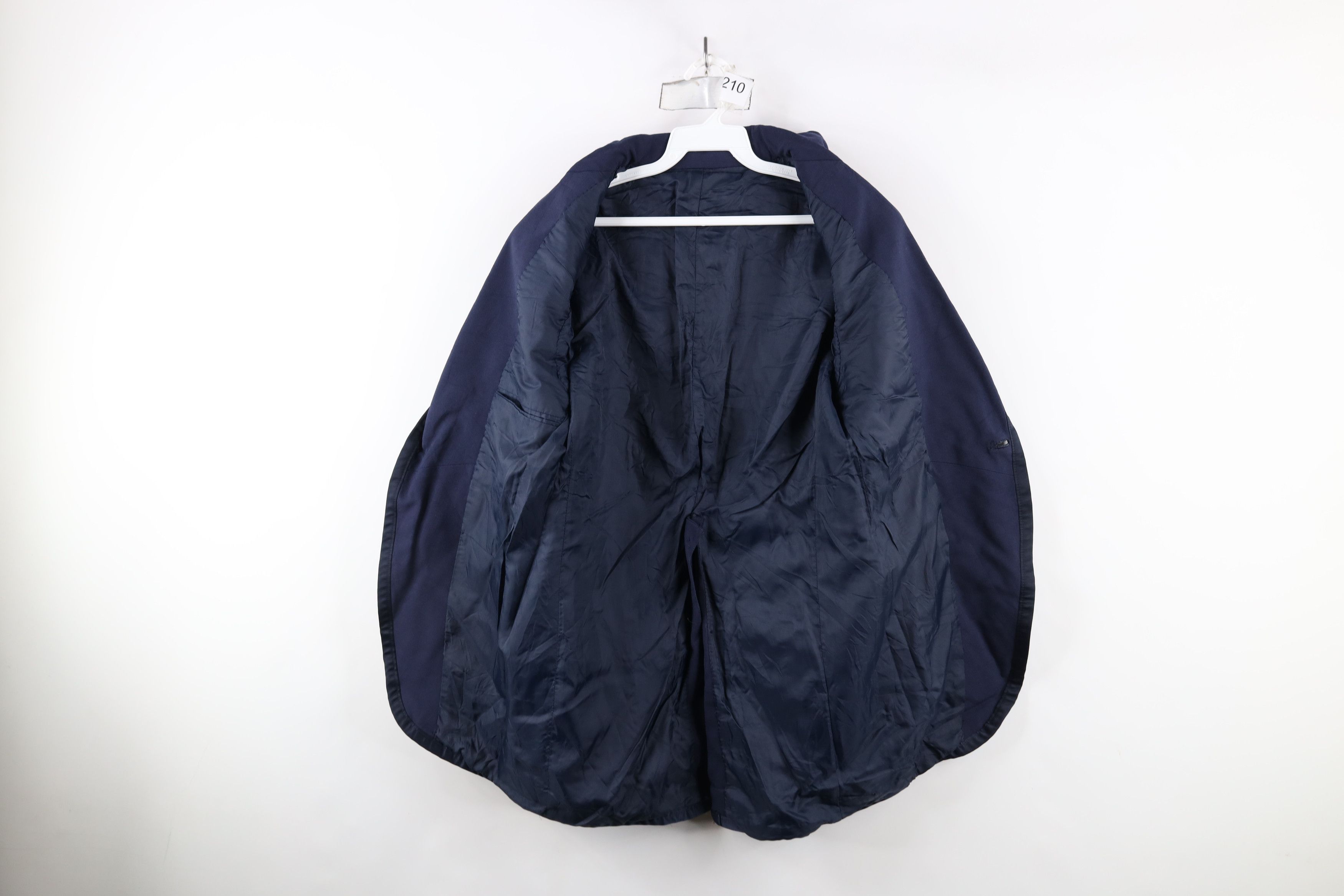 Vintage Vintage 60s Smoking Button Tuxedo Suit Coat Jacket Blue USA Size US M / EU 48-50 / 2 - 9 Thumbnail