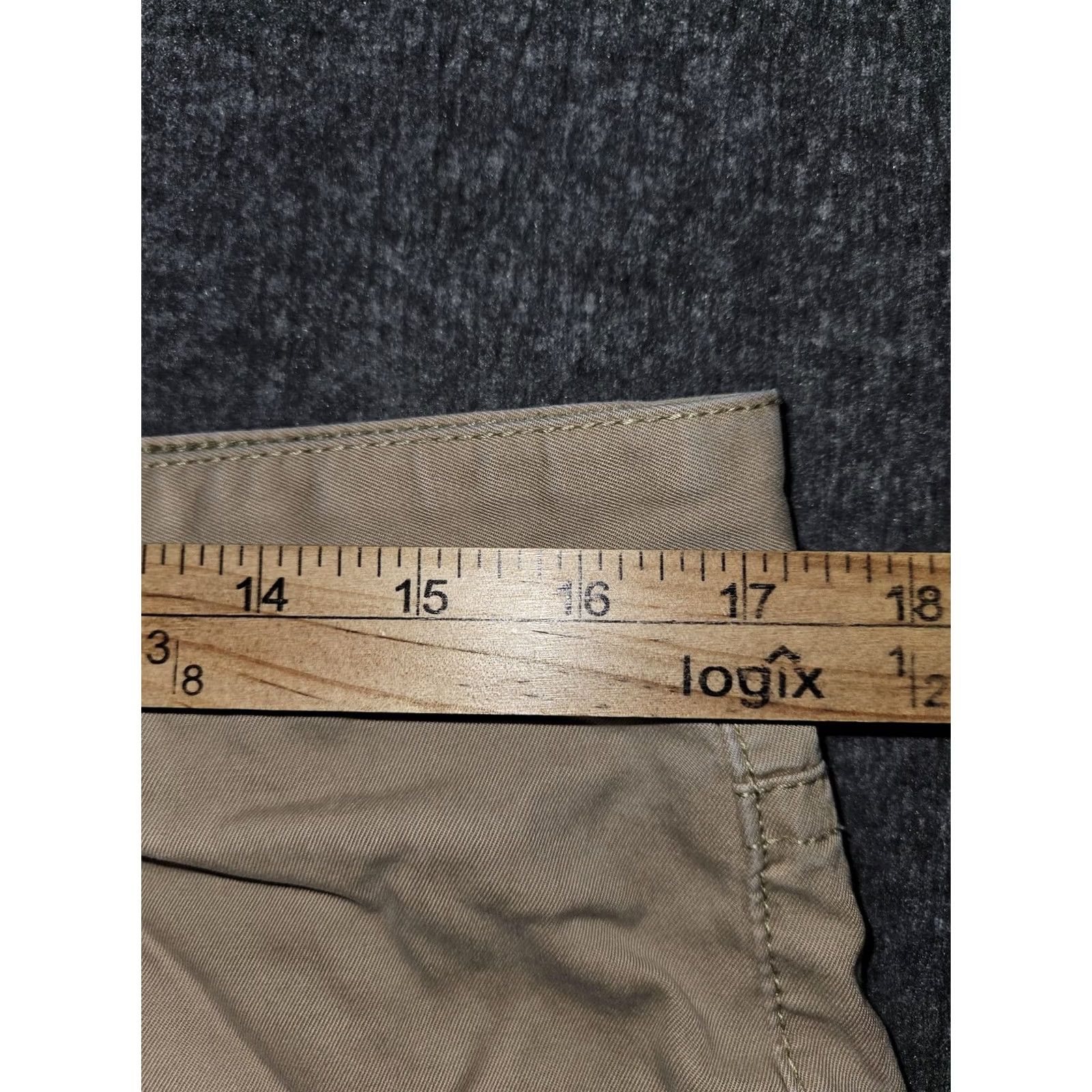 Tommy Hilfiger Tommy Hilfiger Pants Mens 34x32 Beige Straight Leg Casual Chino Cotton Khakis Size US 34 / EU 50 - 3 Thumbnail