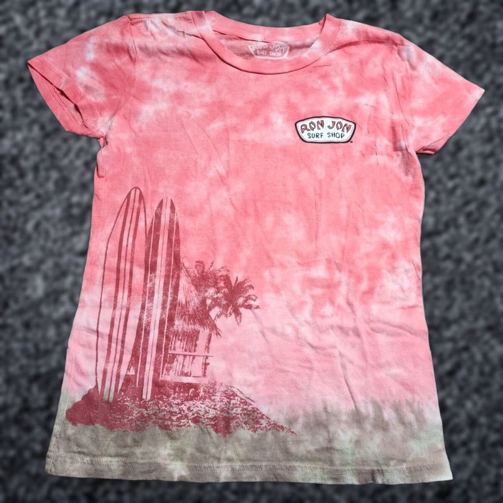 Ron Jon Surf Shop Ron Jon Surf Shop Tie Dye T-Shirt Womens S Pink Classic Size S / US 4 / IT 40 - 1 Thumbnail