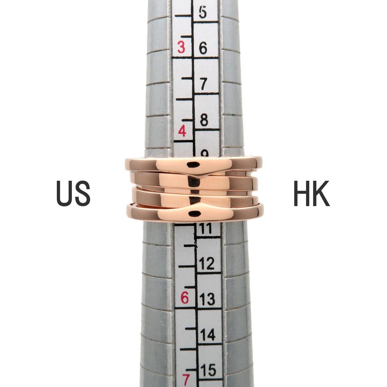 Bvlgari Bvlgari B-Zero1 3-Band 18K Rose Gold Ring Size ONE SIZE - 4 Thumbnail