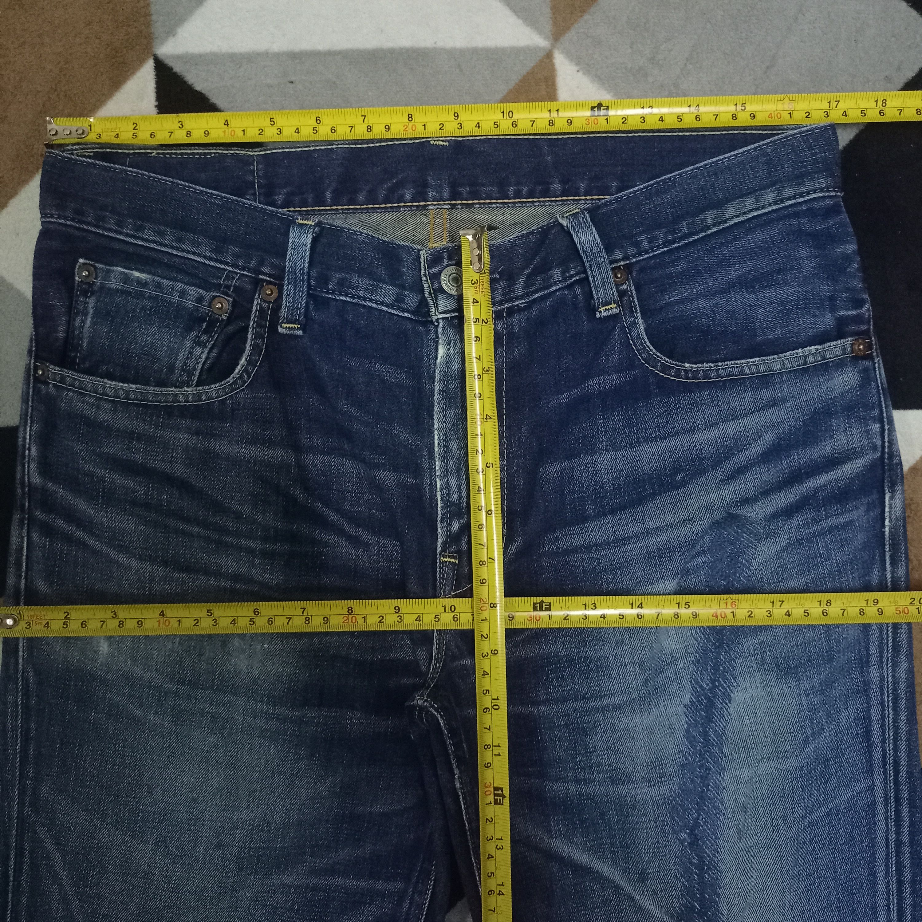 Levi's × Levi's Vintage Clothing Vintage 90s Levis 502 Blue Wash Distressed Baggy Jeans 34x29 Size US 34 / EU 50 - 7 Thumbnail