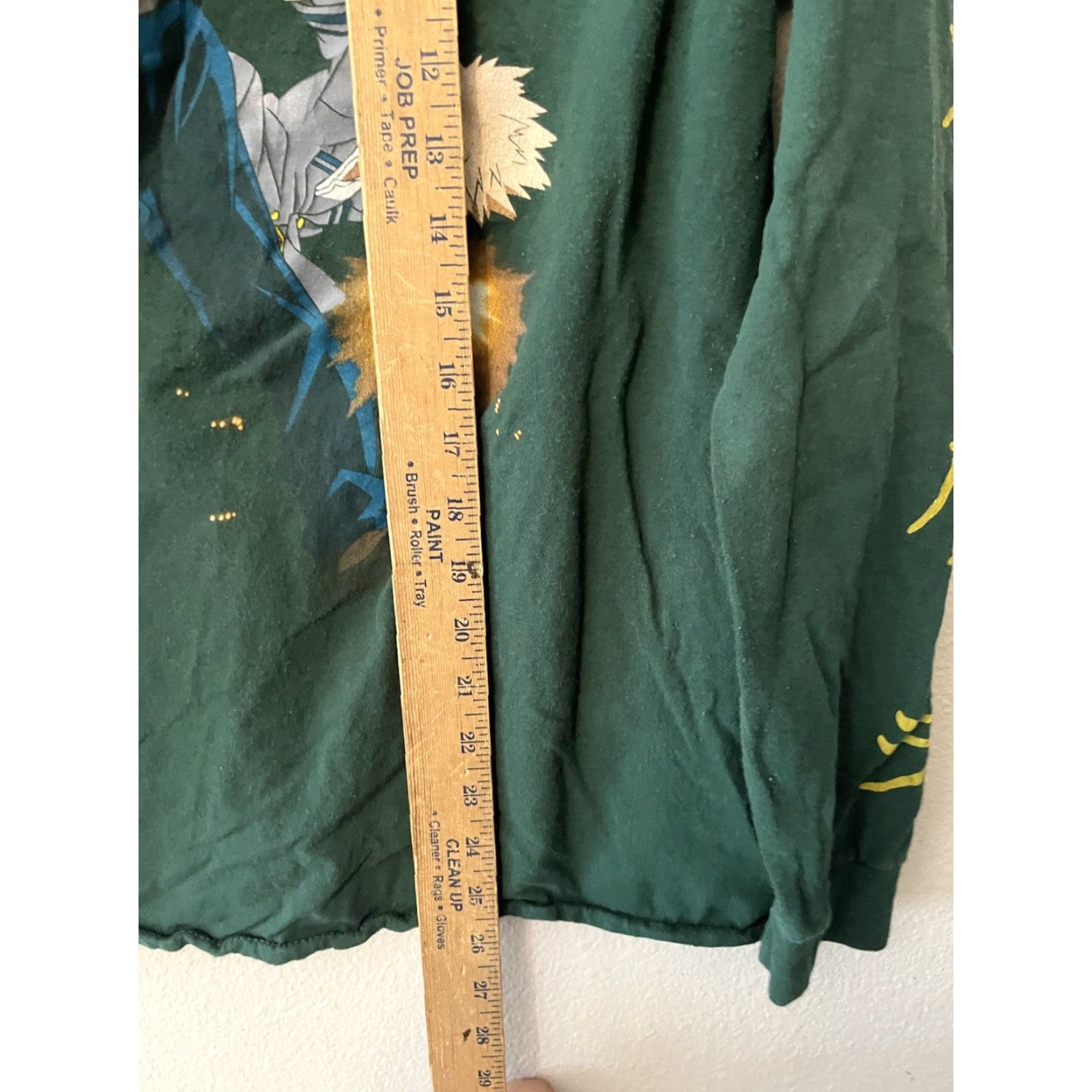 Hot Topic VINTAGE Graphic Tee T-Shirt Unisex Adults L Green My Hero Academia Hot Topic 90s 2000s Crew Neck Long Sleeve Size US L / EU 52-54 / 3 - 4 Thumbnail