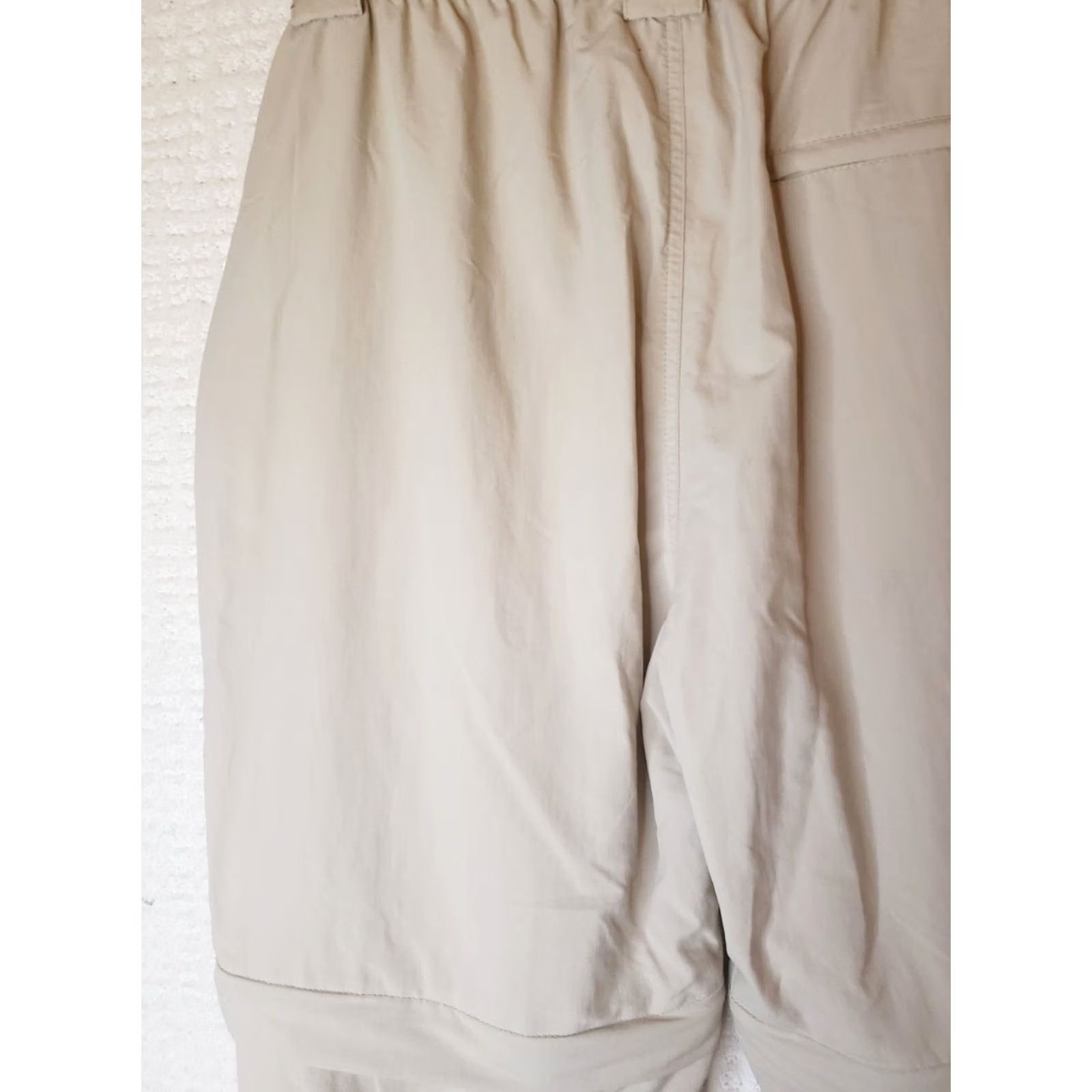 Vintage World Wide Sportsman Pants WOMEN 34W X 27L Beige Convertible Fishing Vented Size 24" / US 00 / IT 34 - 7 Thumbnail