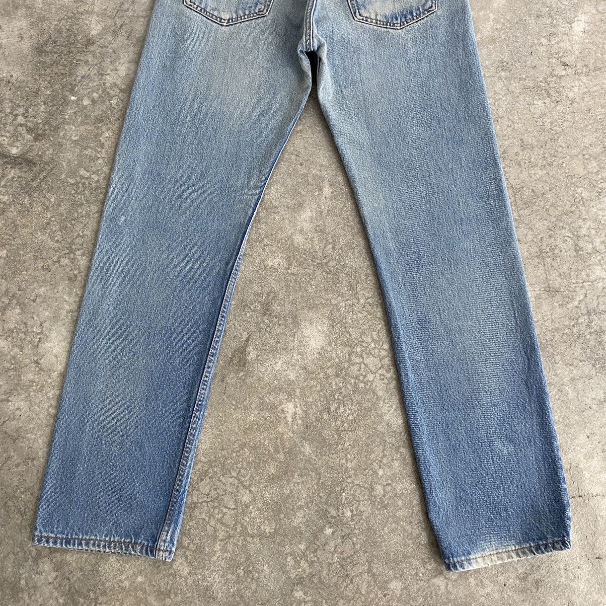 Levi's Size 31x30.5 VTG 90’s Levis 501xx Light Blue Jeans Size US 31 - 15 Thumbnail
