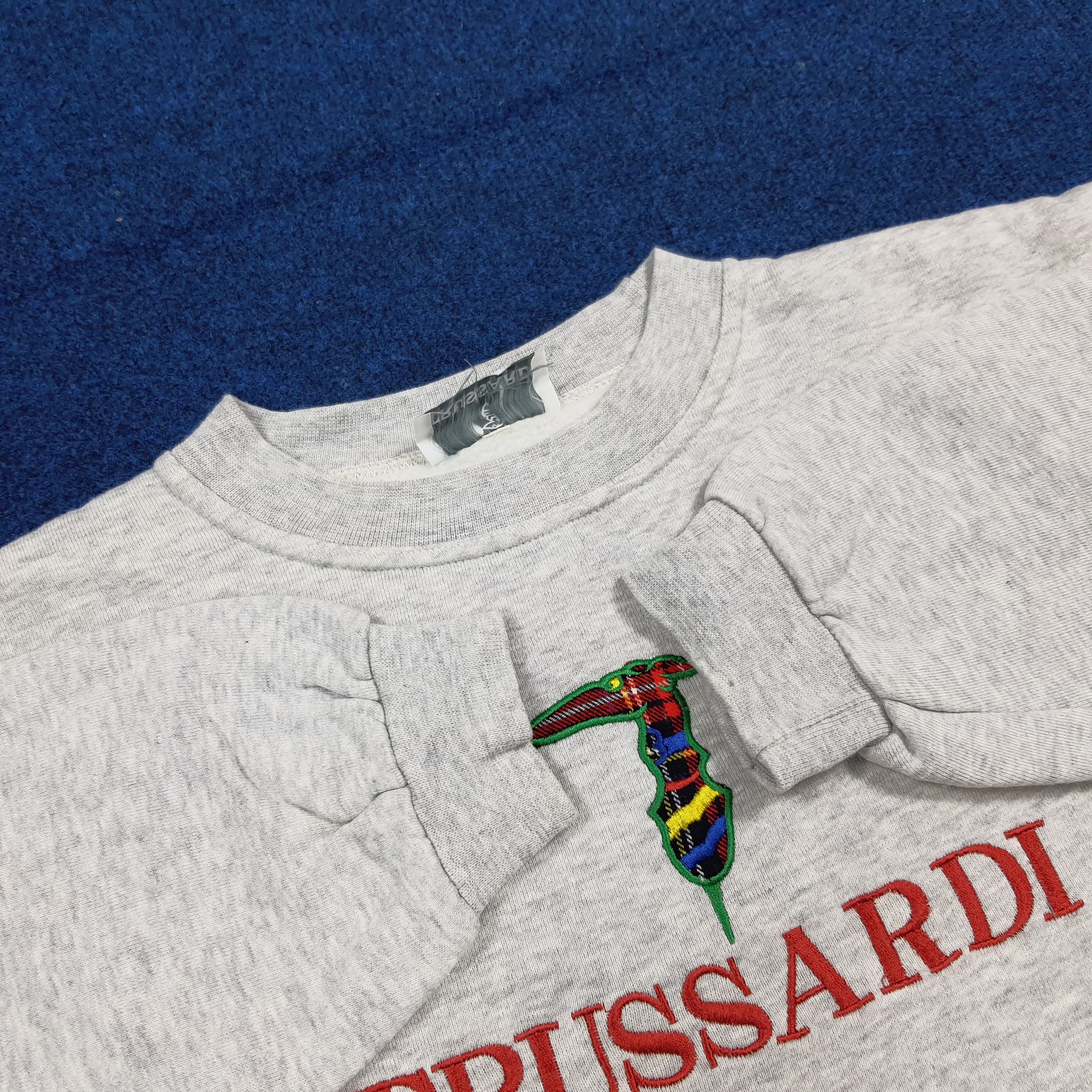 Trussardi Vintage Trussardi Sweatshirt Logo Tartan Embroidery C292N11 Size US M / EU 48-50 / 2 - 5 Thumbnail