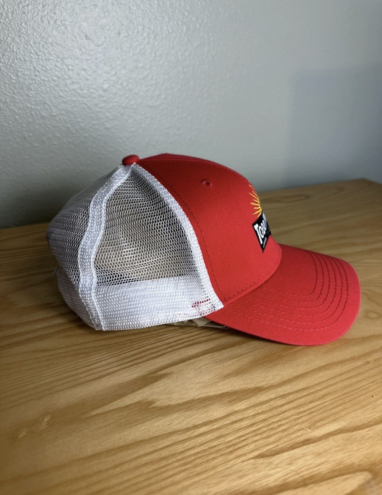 Band Tees × Vintage Todd Wright Tour XXXI Trucker Hat Red White Mesh Golf Cap Size ONE SIZE - 2 Thumbnail