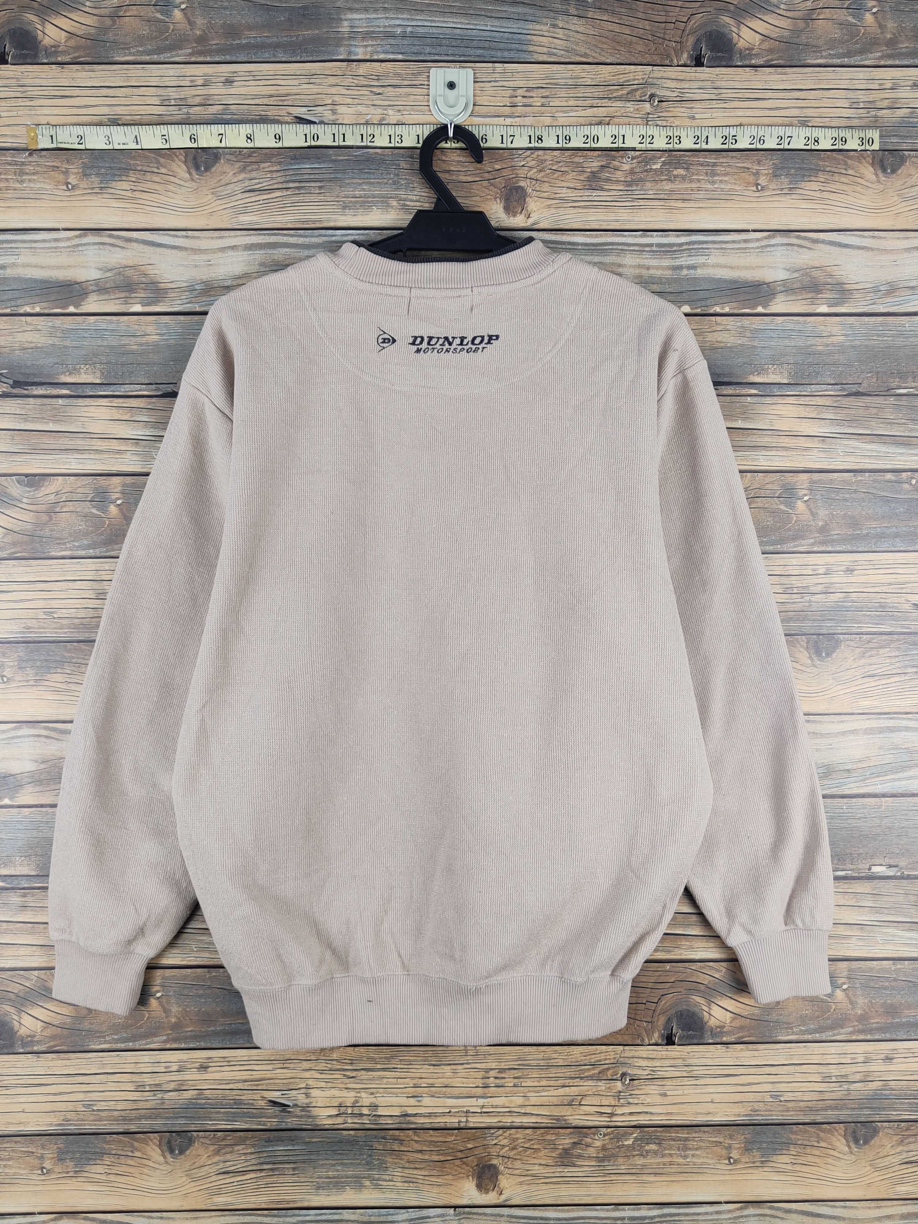 Dunlop Donlup Motorsport Brown Knitwear Sweatshirts #W2160 Size US M / EU 48-50 / 2 - 8 Thumbnail