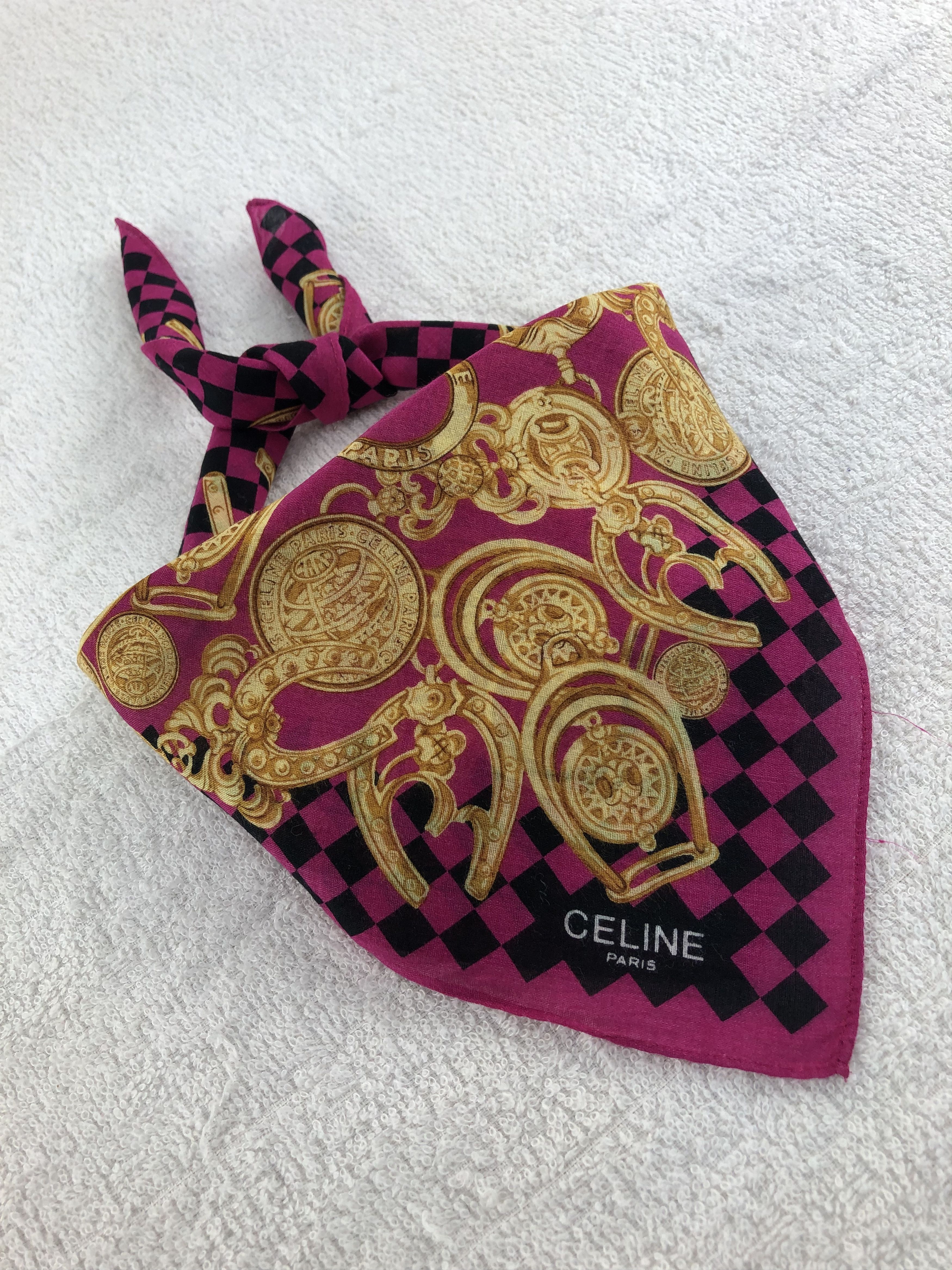Celine Celine Handkerchief / Bandana / Neckerchief C301 Size ONE SIZE - 2 Thumbnail