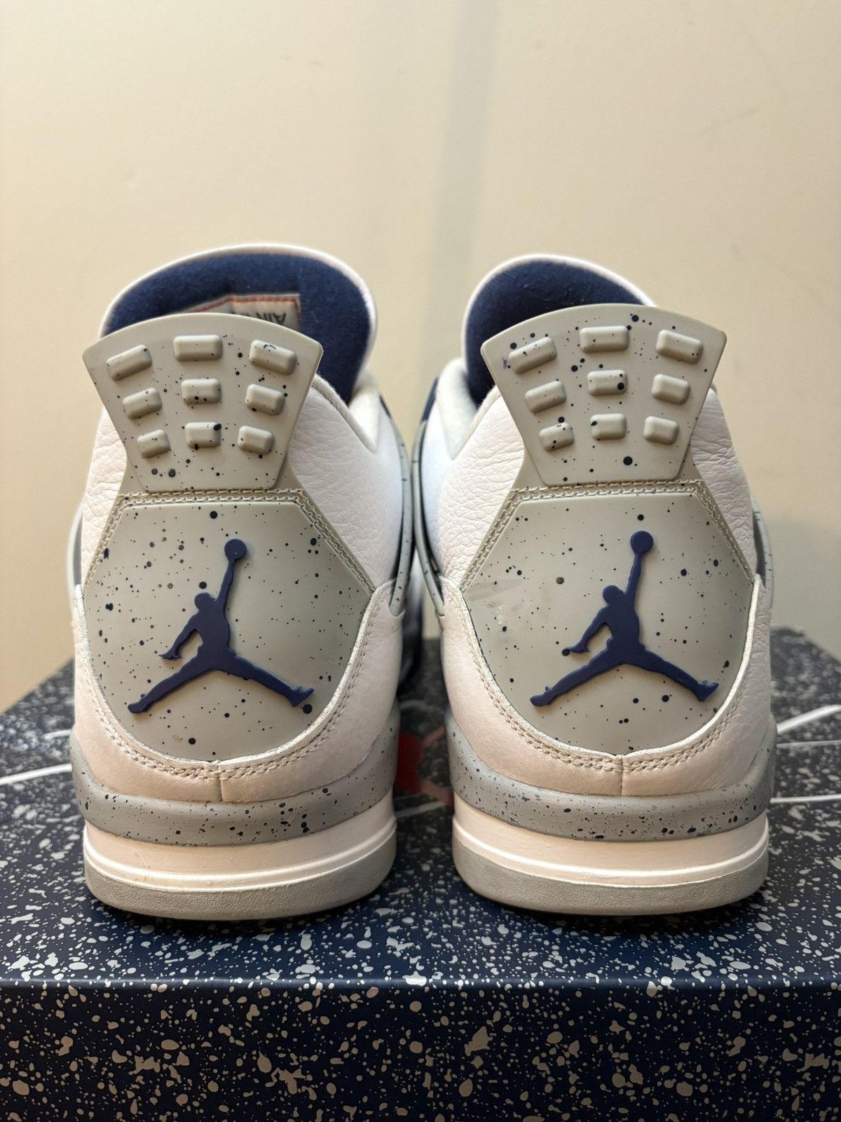Jordan Brand Nike Jordan 4 Retro Midnight Navy Size US 15 / EU 48 - 5 Thumbnail