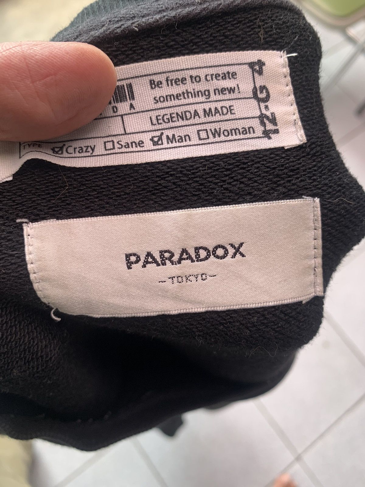 If Six Was Nine × Japanese Brand Japanese Brand Paradox Tokyo Crazy Crewneck Sweatshirt Size US XL / EU 56 / 4 - 3 Thumbnail