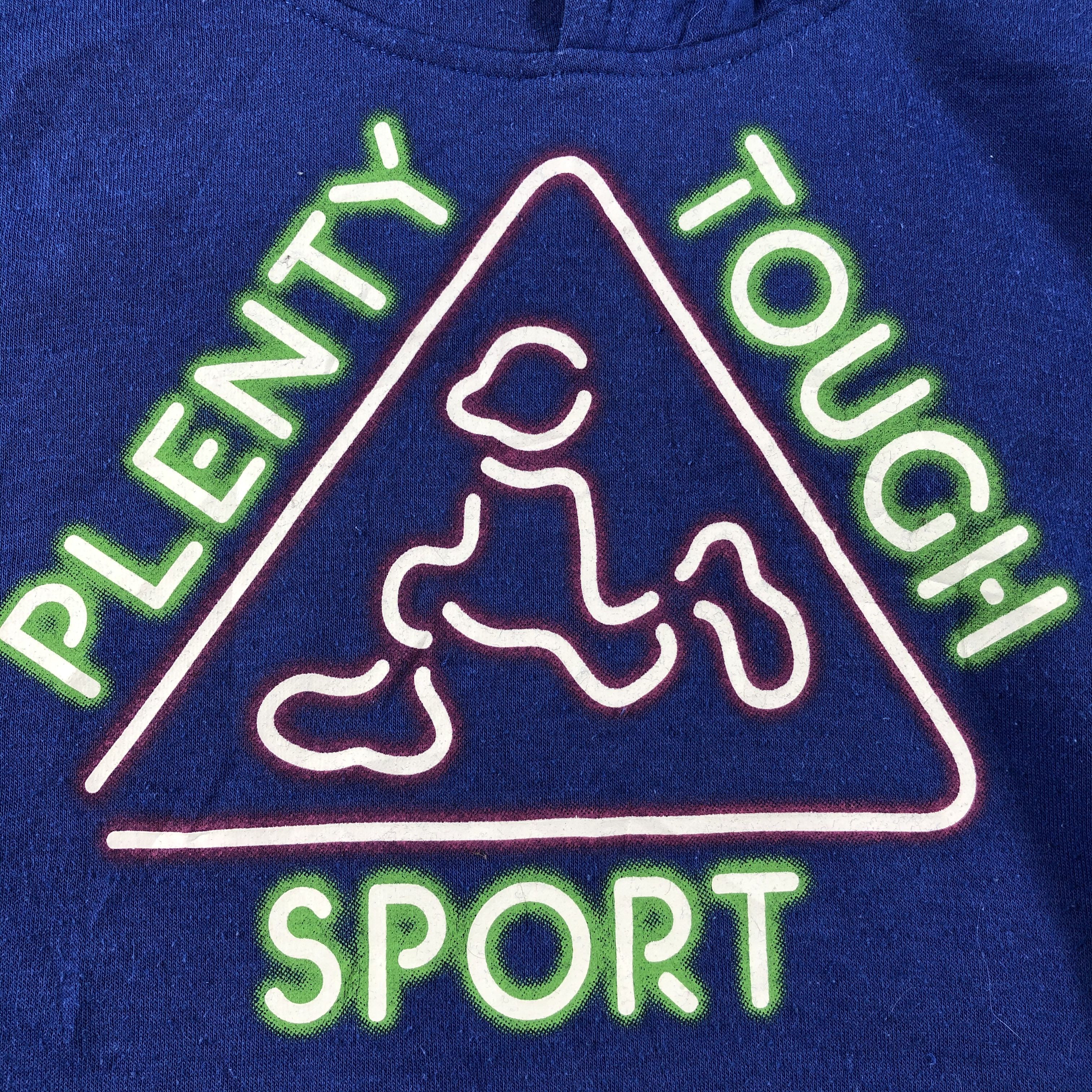 Vintage Plenty Tough Sport Hoodies Blue Pullover F152 Size US L / EU 52-54 / 3 - 4 Thumbnail