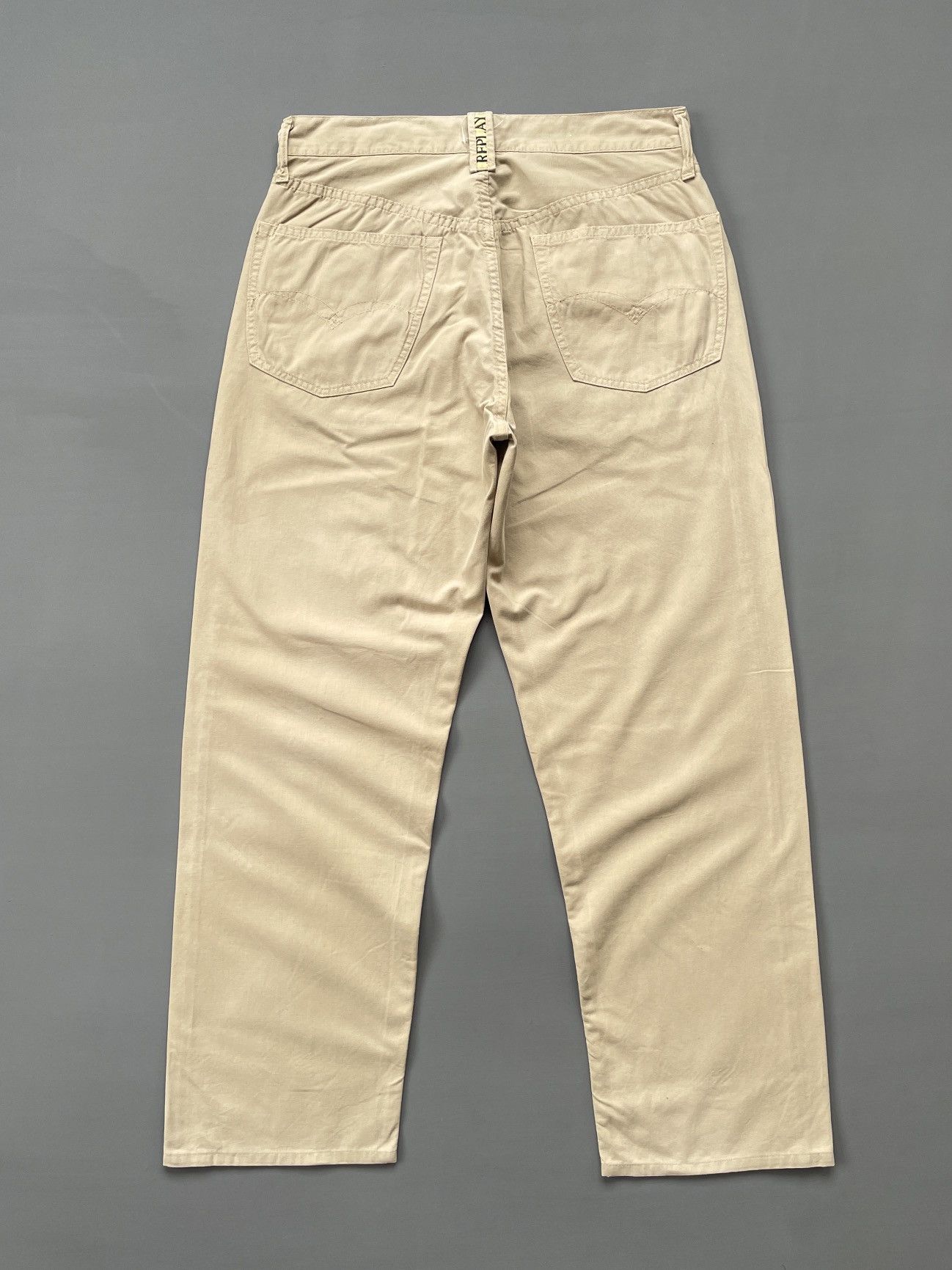 Designer × Replay Replay Regular Pants (P120) Size US 30 / EU 46 - 2 Thumbnail