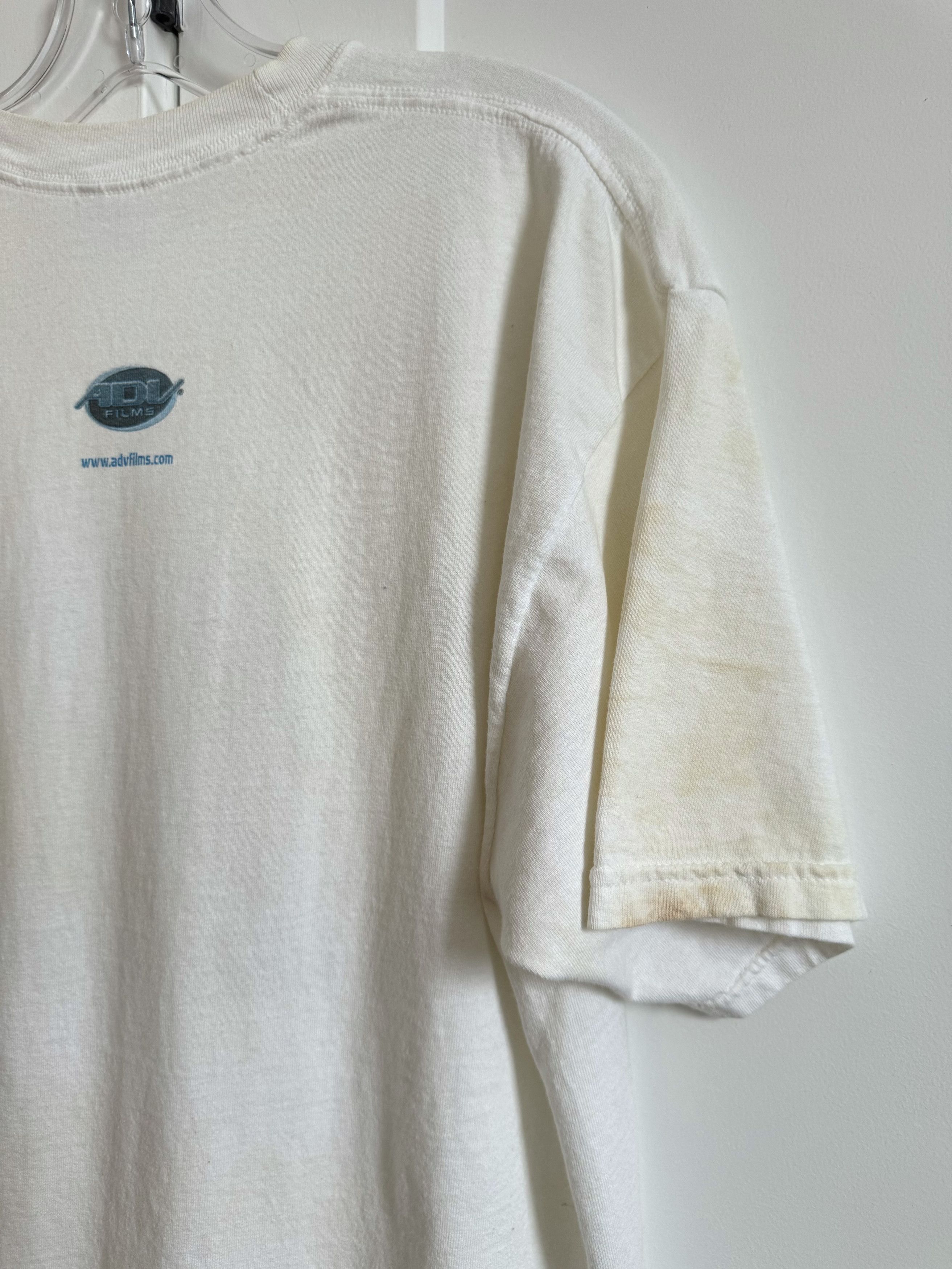 Jerzees Vintage Full Metal Panic! "Anime" Promo White T-shirt 2002 Size US XL / EU 56 / 4 - 6 Thumbnail