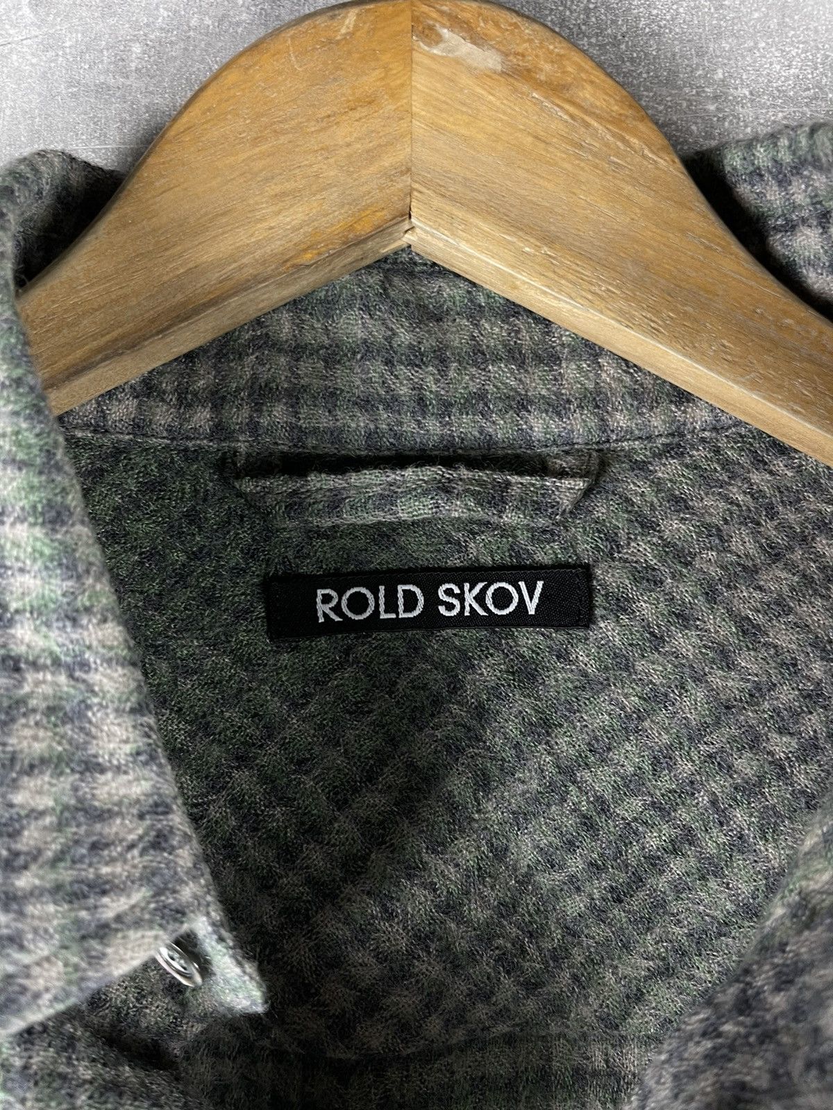 Other Rold Skov Oversized Virgin Wool Check Shirt Jacket Green Size US S / EU 44-46 / 1 - 7 Thumbnail
