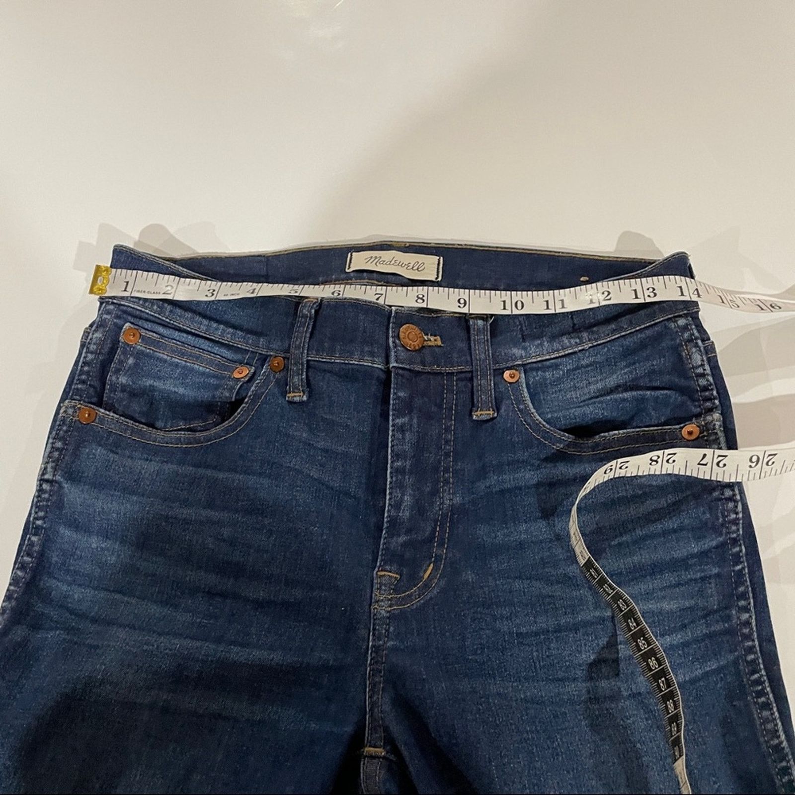 Madewell Madewell 9” High Rise Skinny Jeans in Polly Wash Size 27 Size 27" / US 4 / IT 40 - 10 Thumbnail