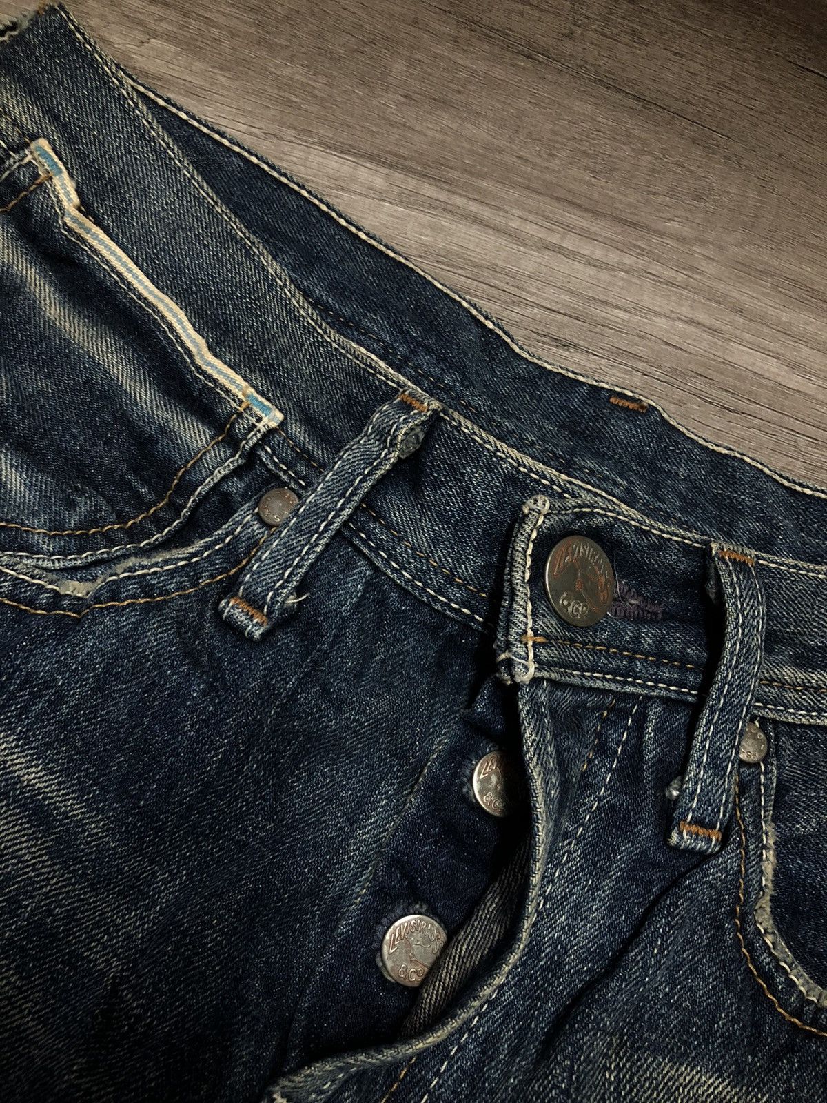 Levi's Vintage Clothing Vintage Levi's Strauss & Co Half Selvedge Jeans (Unisex) Size US 29 - 9 Thumbnail