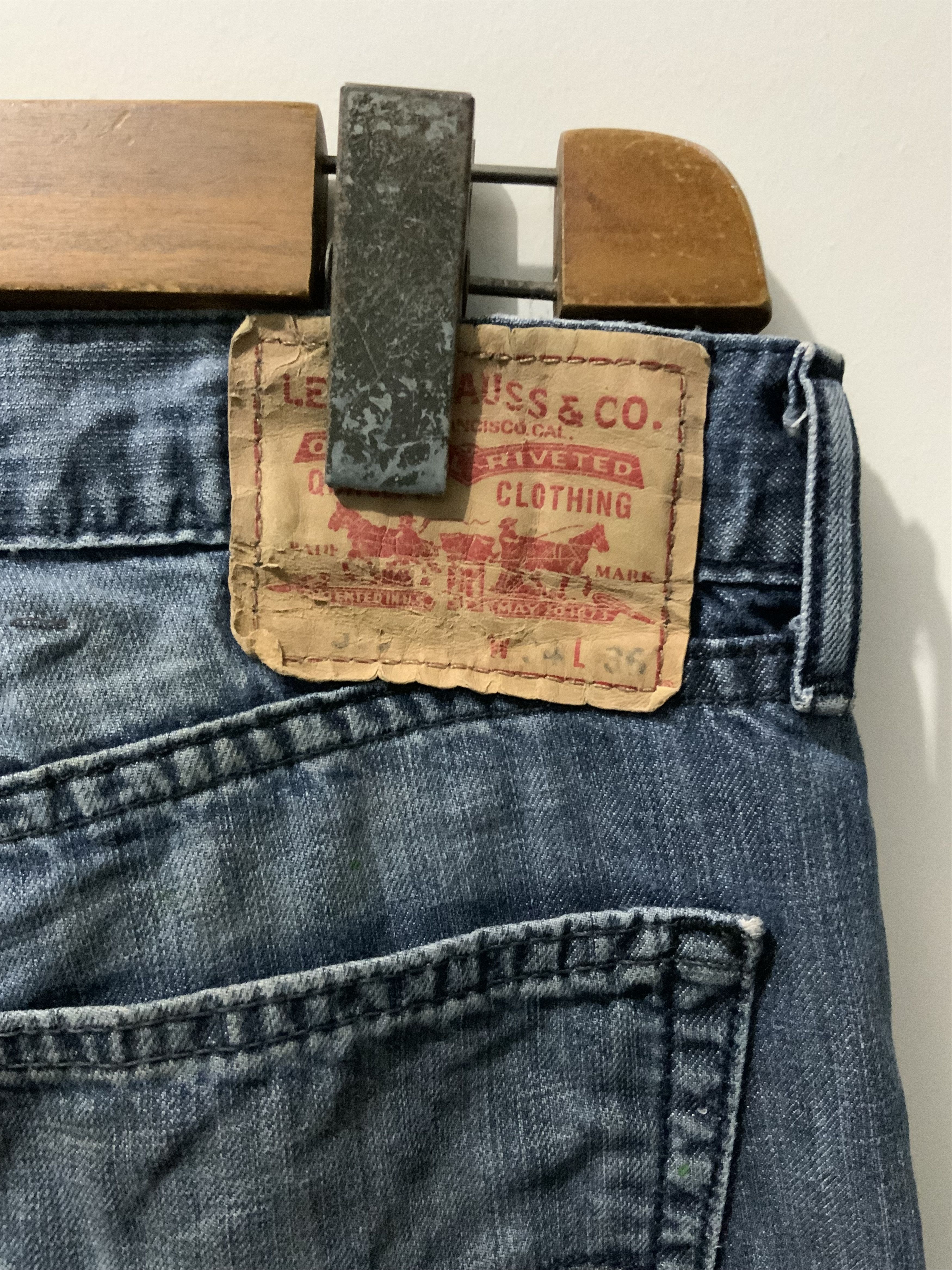 Levi's Levi’s Relaxed 559 Straight Painted Avant Garde Jeans Size US 34 / EU 50 - 14 Thumbnail