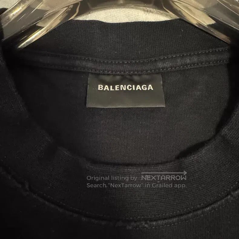 Balenciaga Balenciaga Black BB Ink Short Sleeve T-Shirt Size US M / EU 48-50 / 2 - 3 Thumbnail