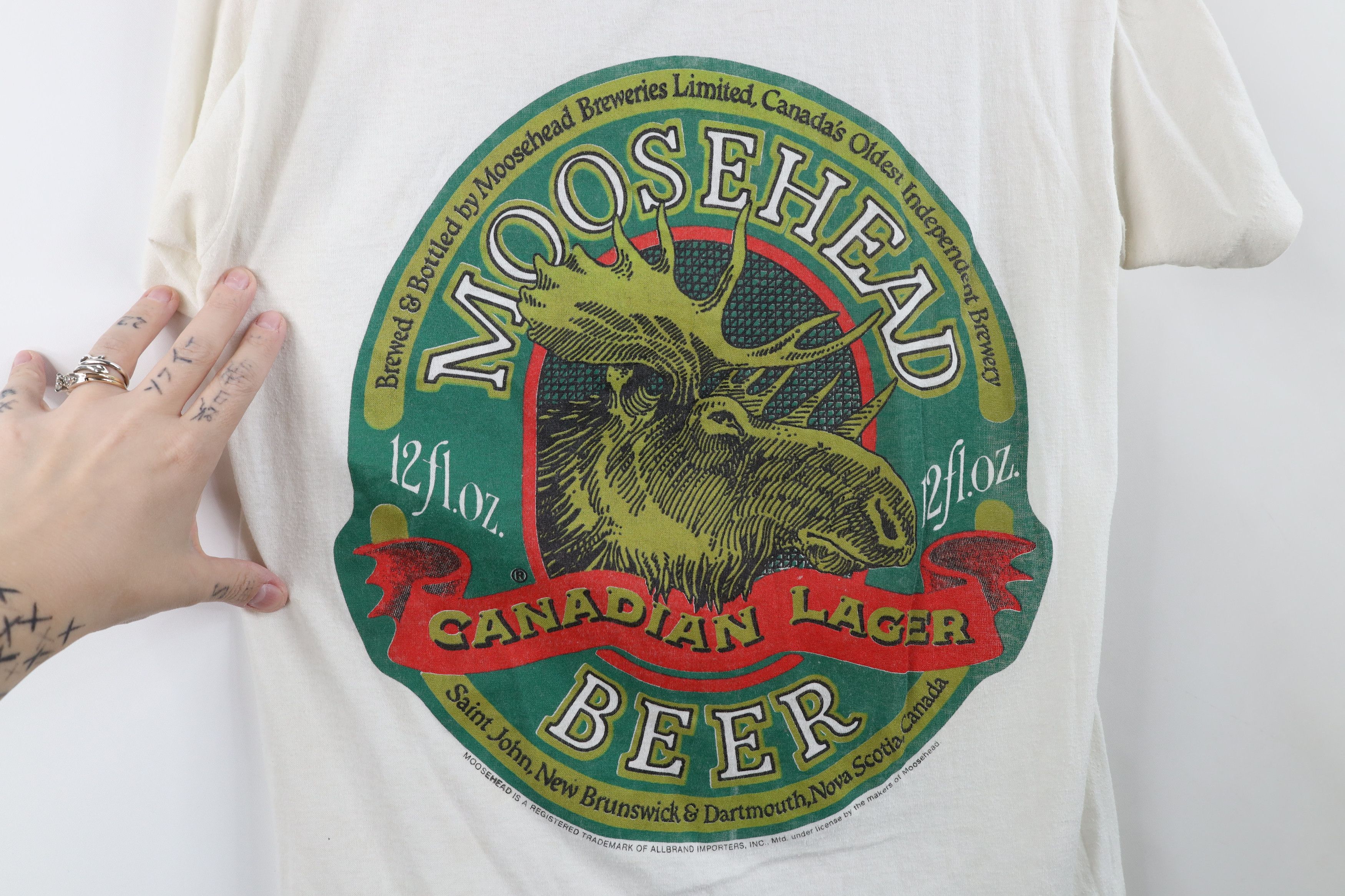Vintage Vintage 70s 80s Streetwear Beer Canadian Lager T-Shirt USA Size US S / EU 44-46 / 1 - 4 Thumbnail