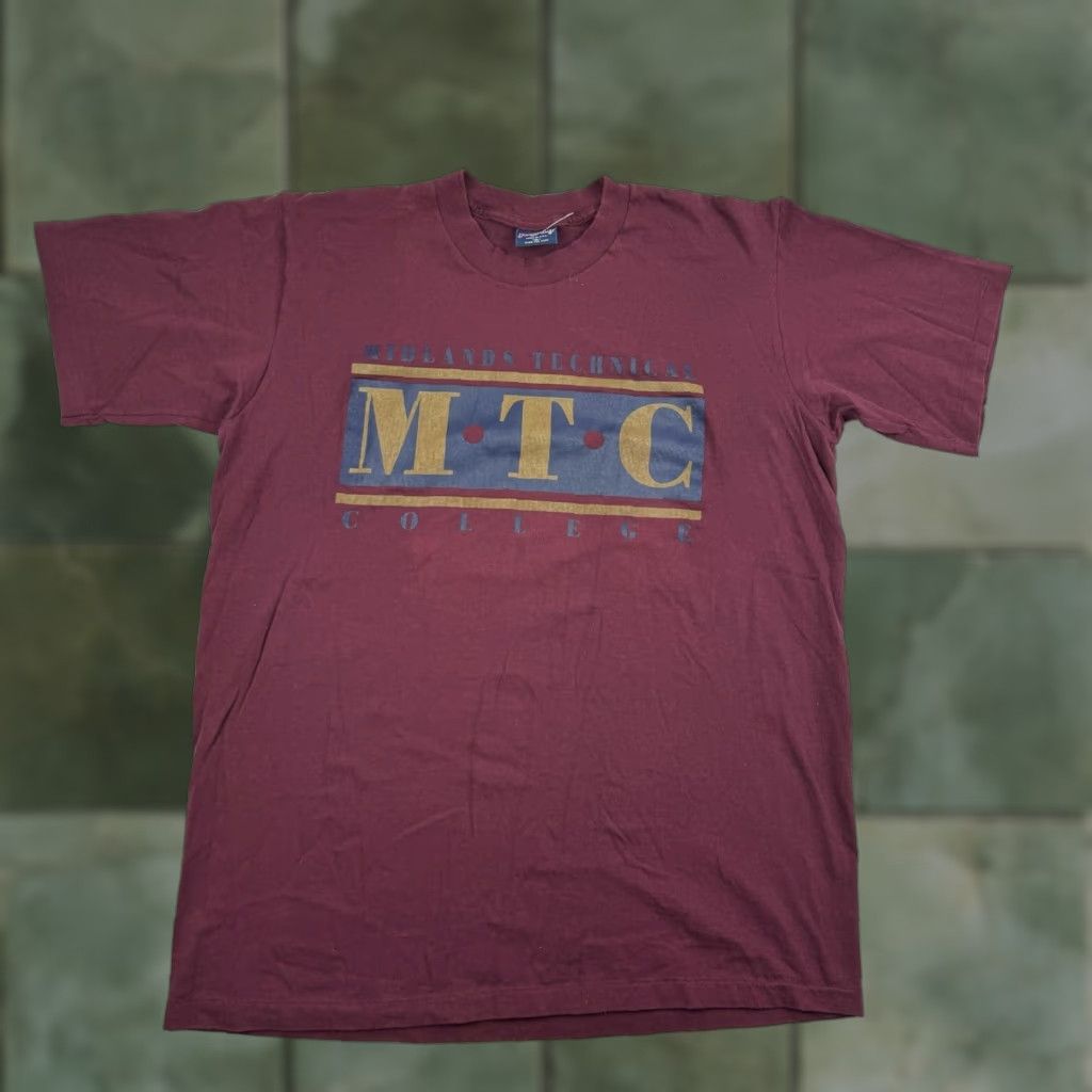 Jansport VINTAGE Jansport Shirt Adult XL Red 90s NWOT Midlands Technical College School Size US XL / EU 56 / 4 - 1 Thumbnail
