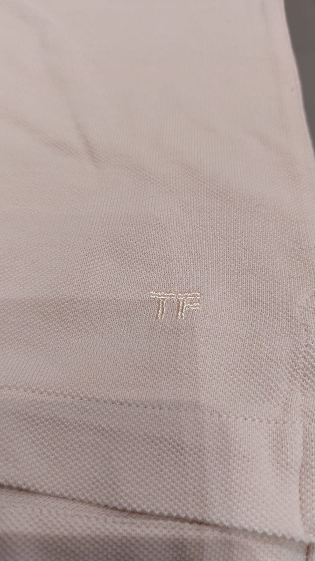Tom Ford o1loc1c0824 TFJ982 Polo Shirt in Light Pink Size US XL / EU 56 / 4 - 2 Thumbnail