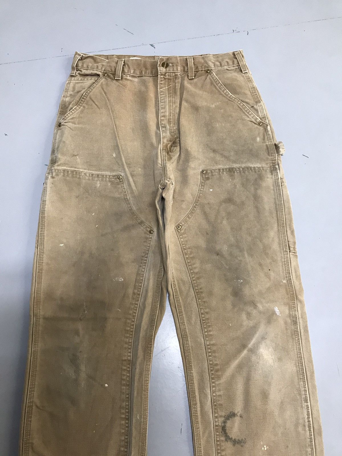Carhartt Vintage carhartt B01 BRN double knee sun-fade workwear Size US 32 / EU 48 - 5 Thumbnail