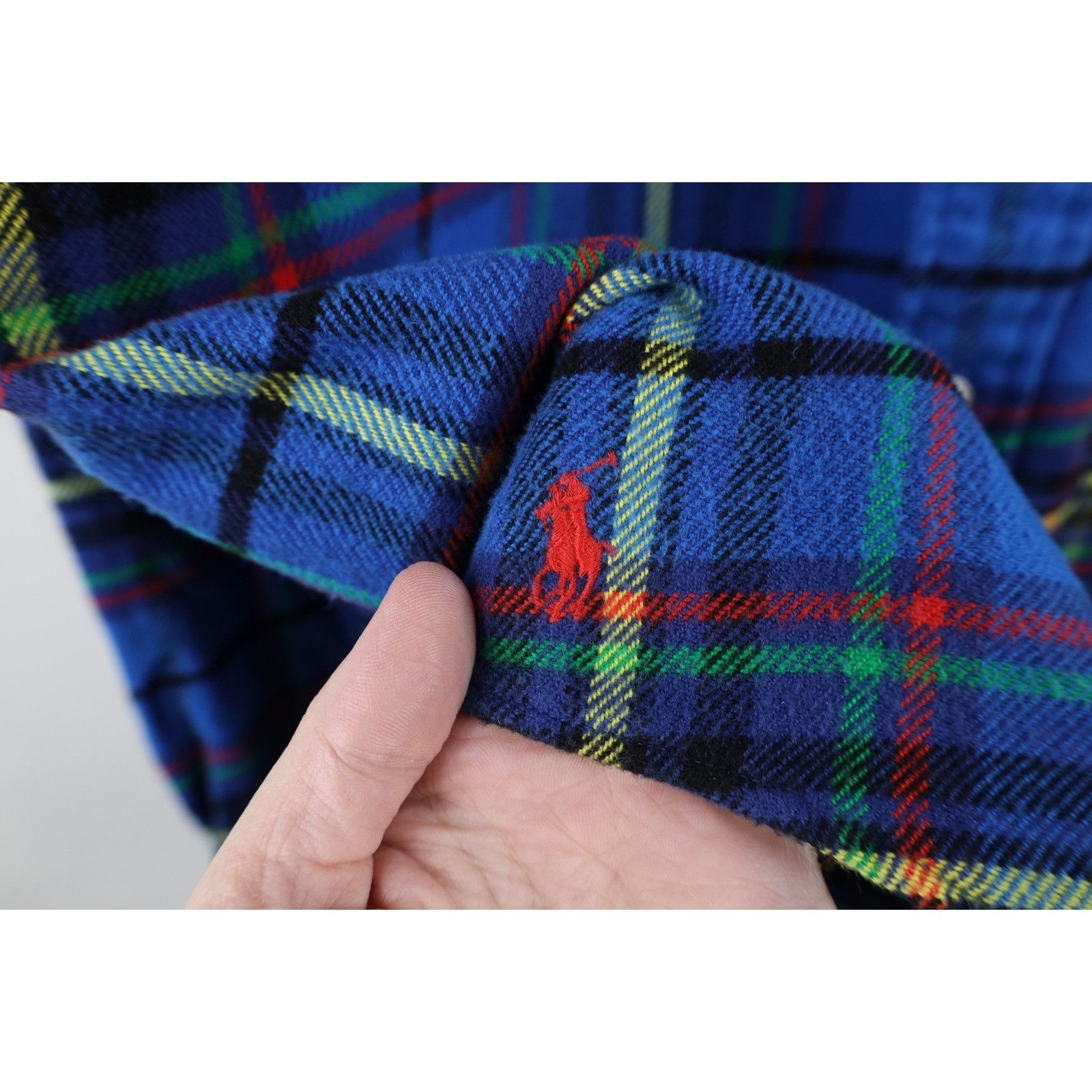 Polo Ralph Lauren Vintage Ralph Lauren Rainbow Plaid Flannel Button Shirt Size US L / EU 52-54 / 3 - 4 Thumbnail