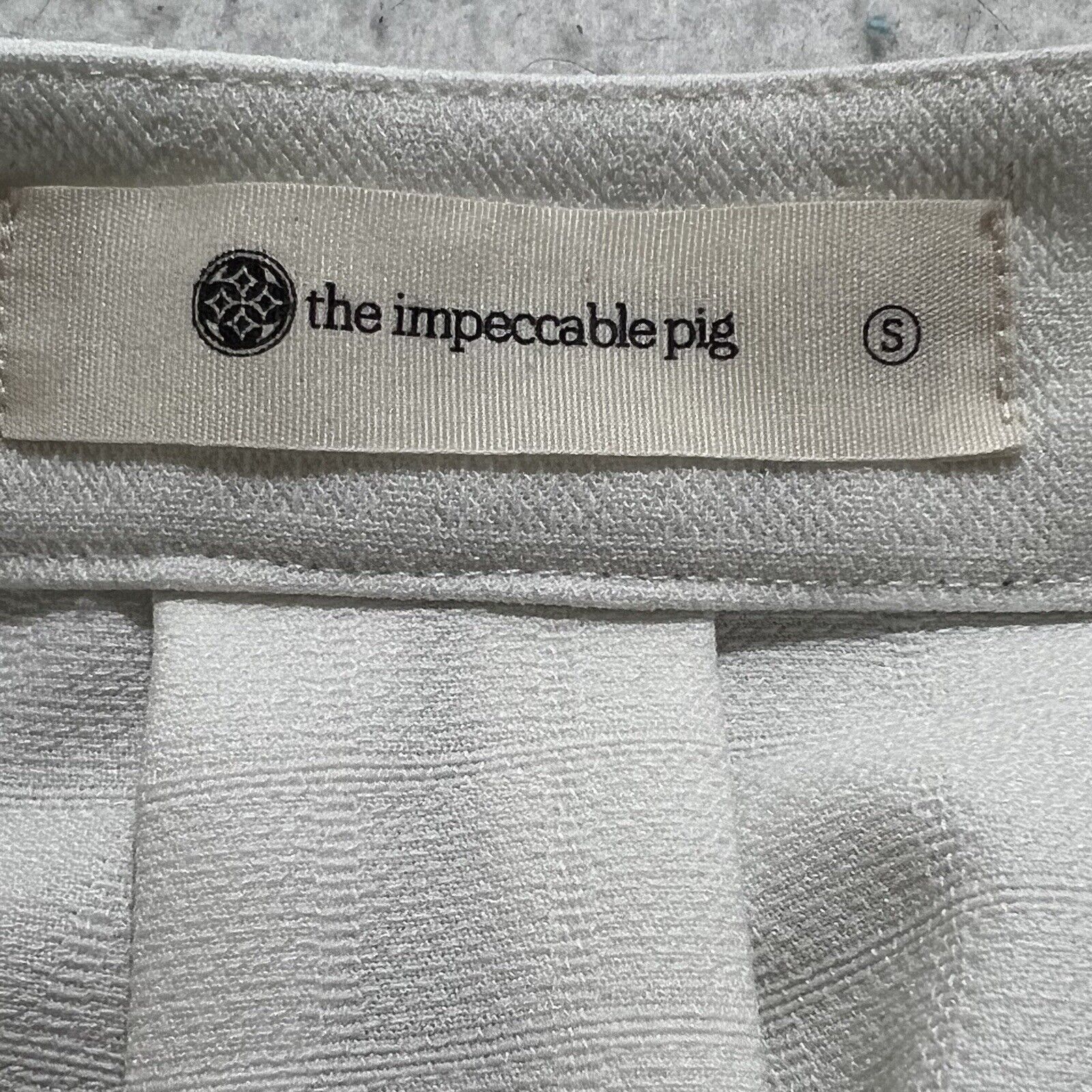 Other Impeccable Pig Small Off The Shoulder Lightweight White Top Size S / US 4 / IT 40 - 3 Thumbnail
