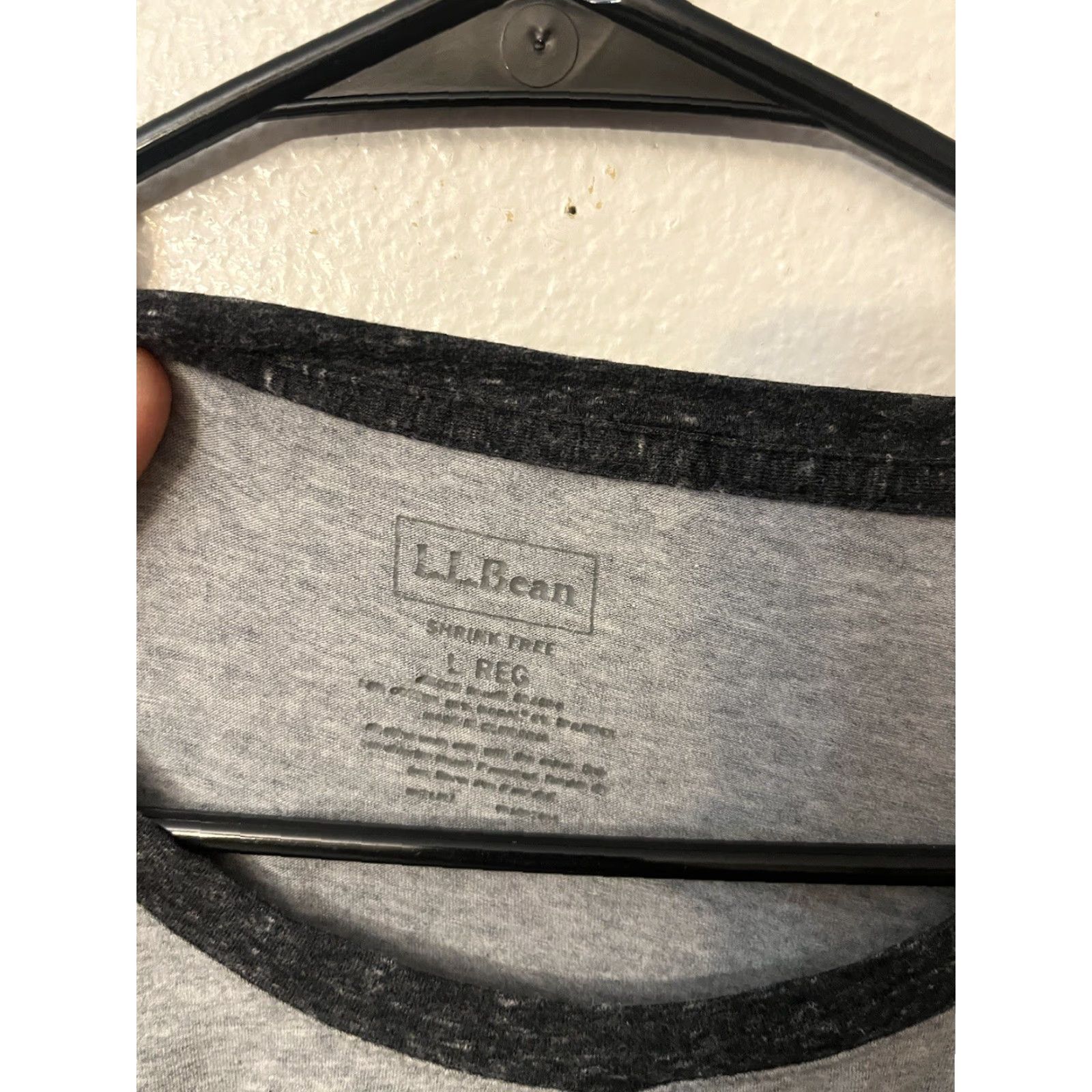 Vintage L.L. Bean Men Long Sleeve T-Shirt Size Large Gray Classic Cotton Modal Spandex All Seasons Size US L / EU 52-54 / 3 - 2 Thumbnail