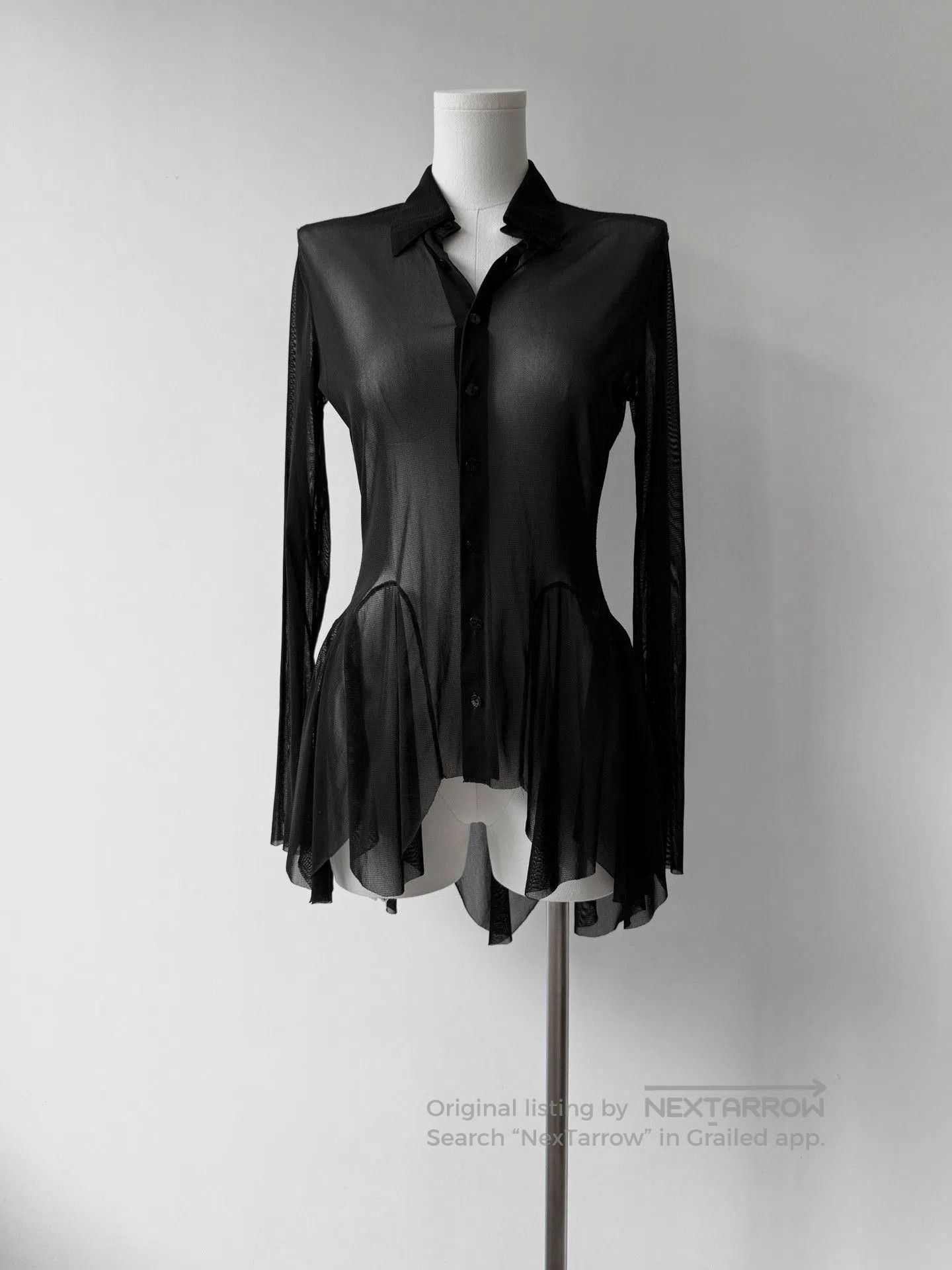 Jean Paul Gaultier Jean Paul Gaultier Tulle Ballet Blouse. Size S / US 4 / IT 40 - 2 Thumbnail