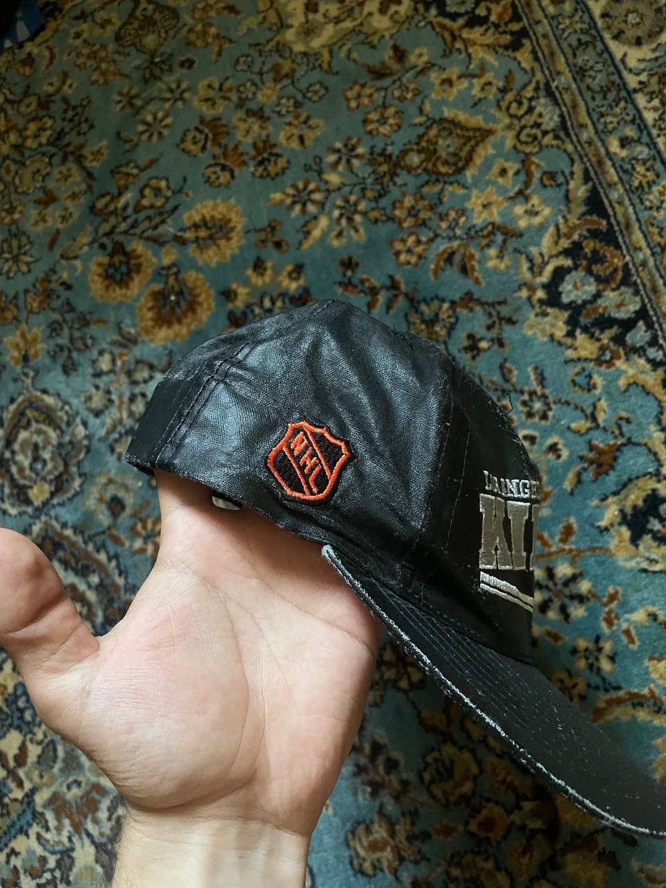 Leather × NHL × Vintage Los Angeles Kings leather cap nfl sportswear Size ONE SIZE - 3 Thumbnail