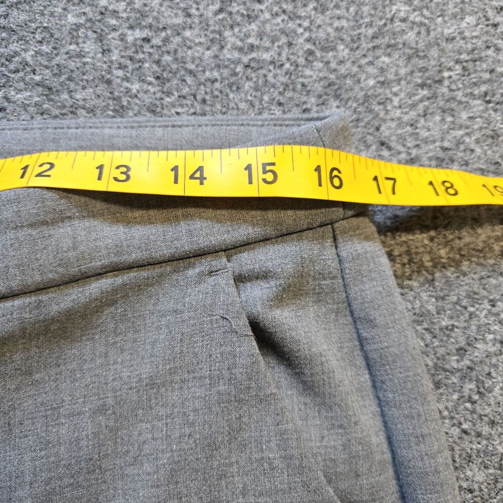 J.Crew J.CREW Pants Women Size 10 Gray Kate Cotton Blend Taper Flat Front Career Casual Pants Size 32" / US 10 / IT 46 - 6 Thumbnail