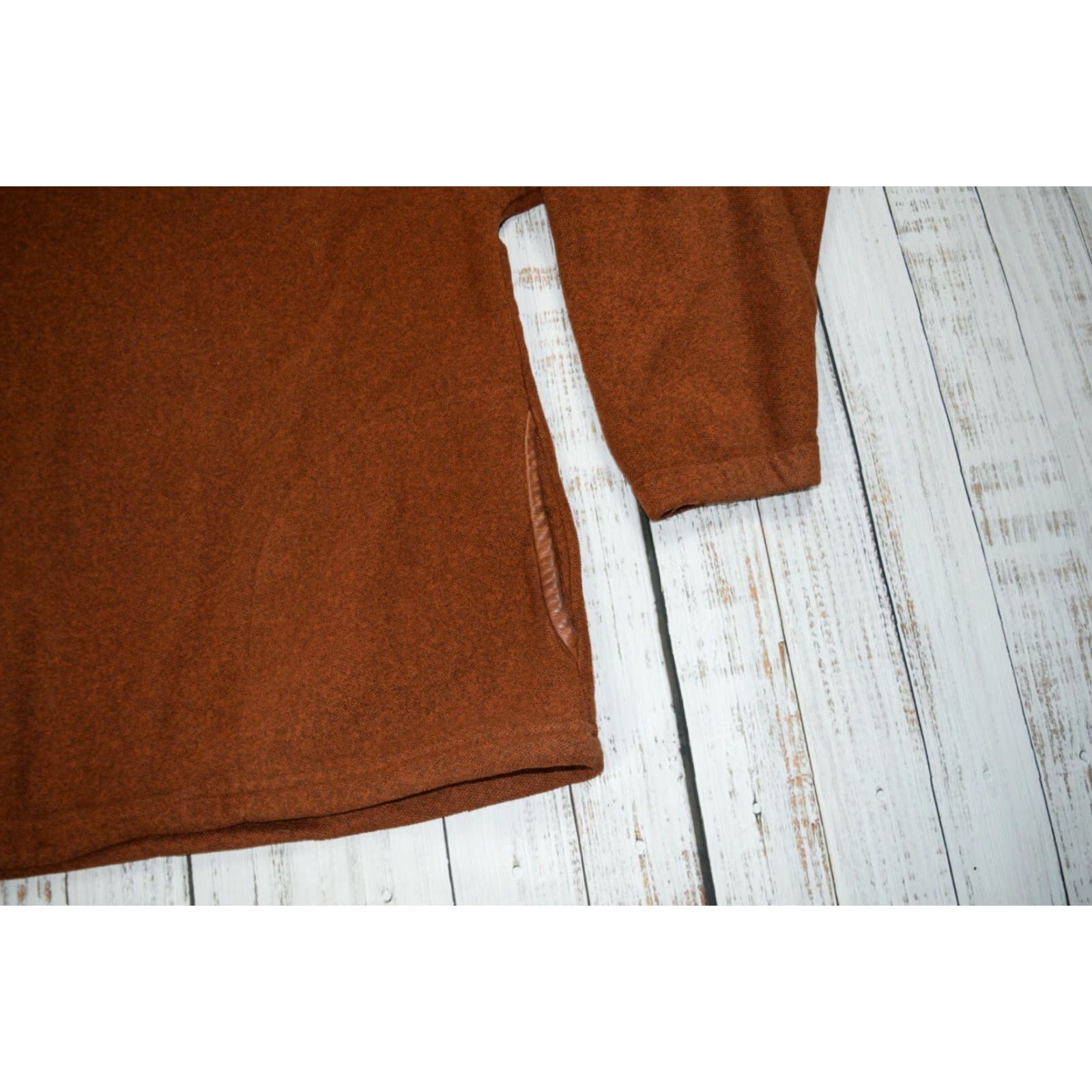 Orvis ORVIS SANDANONA JACKET Mens 2XL Brown Fleece Waxed 80s 90s Shooting Grounds Vintage Snap Zipper Button Pullover Size US XXL / EU 58 / 5 - 5 Thumbnail