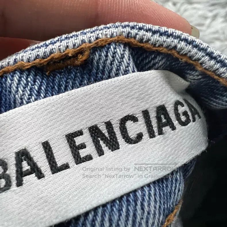Balenciaga Balenciaga Denim Skirt Size 26" / US 2 / IT 38 - 3 Thumbnail