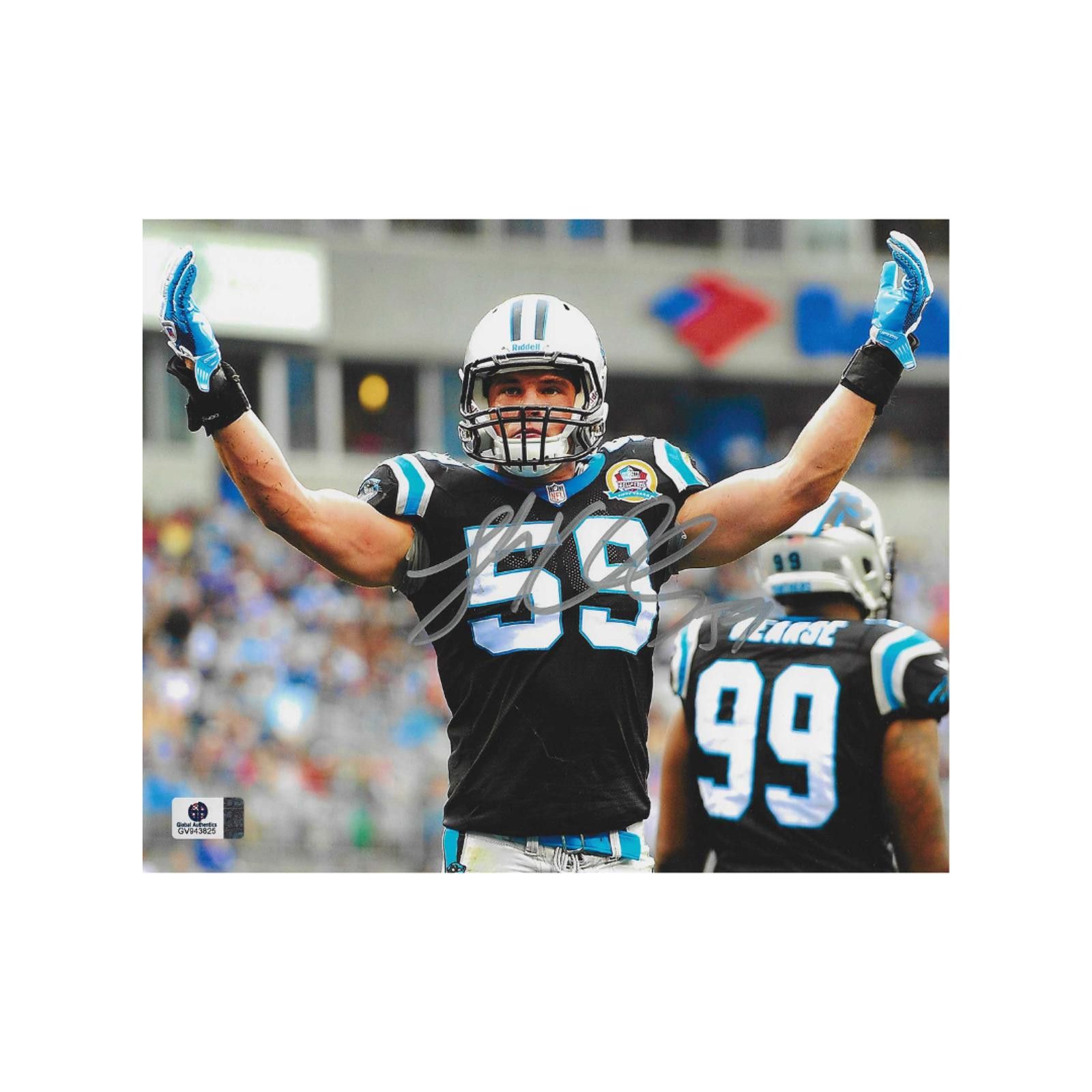 Other Luke Kuechly Autographed 8x10 Photo coa Size ONE SIZE - 2 Thumbnail