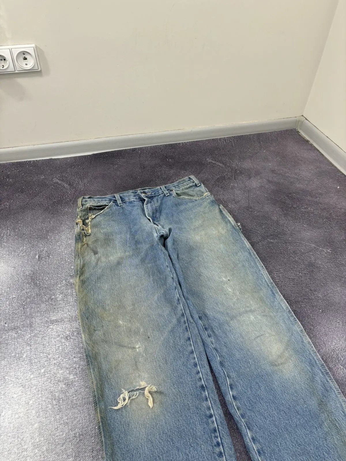 Dickies × Vintage Vintage Dickies Y2K Blue Denim American Skate Hype Jeans Size US 34 / EU 50 - 8 Thumbnail