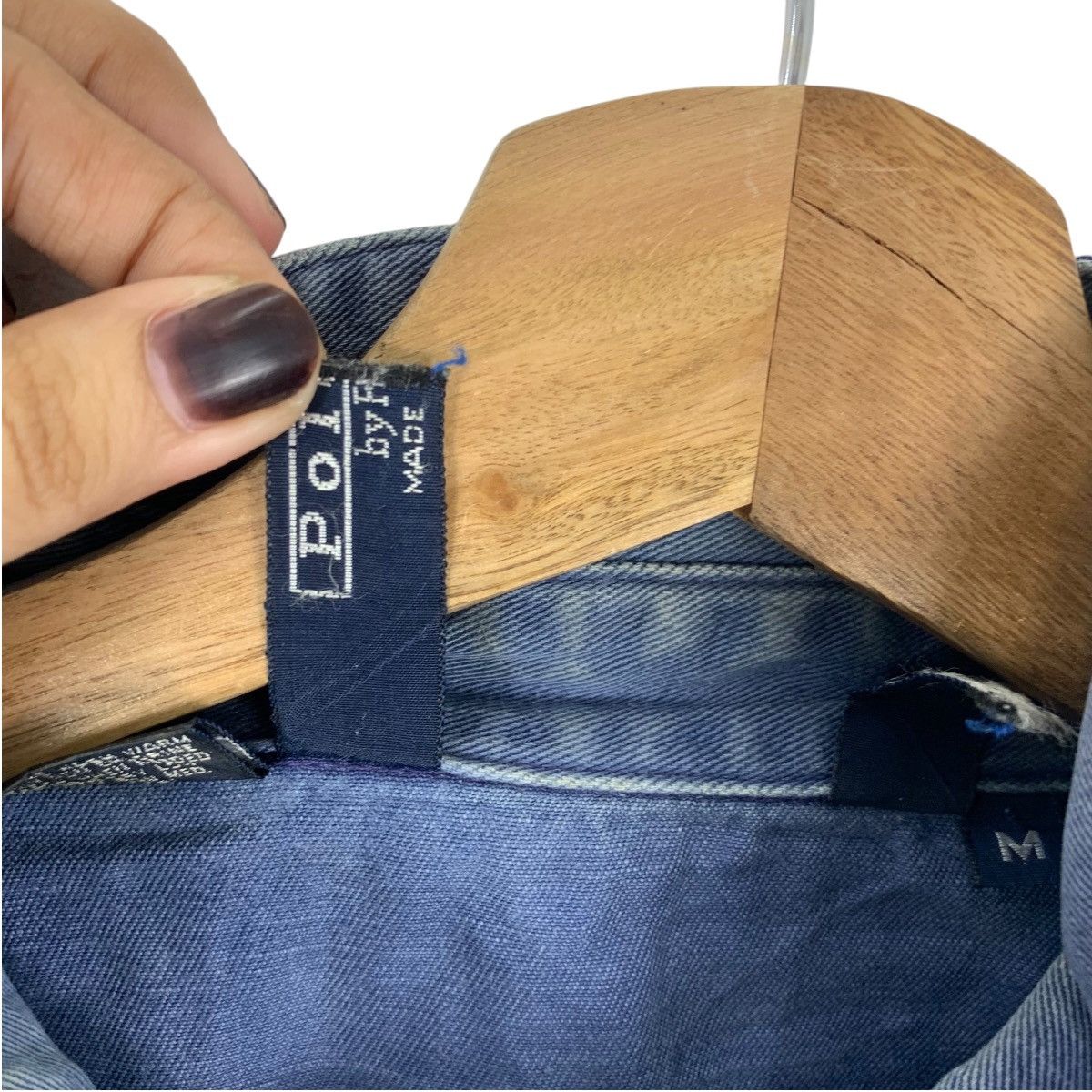 Polo Ralph Lauren Vintage 80’ POLO RALPH LAUREN Indigo Denim Jeans Jacket Size US M / EU 48-50 / 2 - 10 Thumbnail