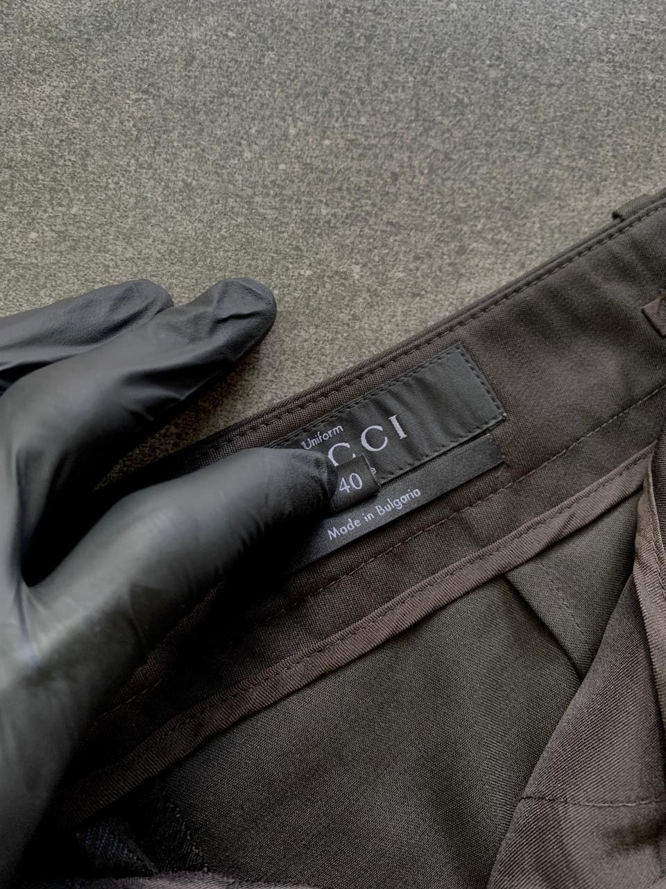 Gucci FREE TAX! BNWT Straight semi Flared Trousers Size US 29 - 10 Thumbnail