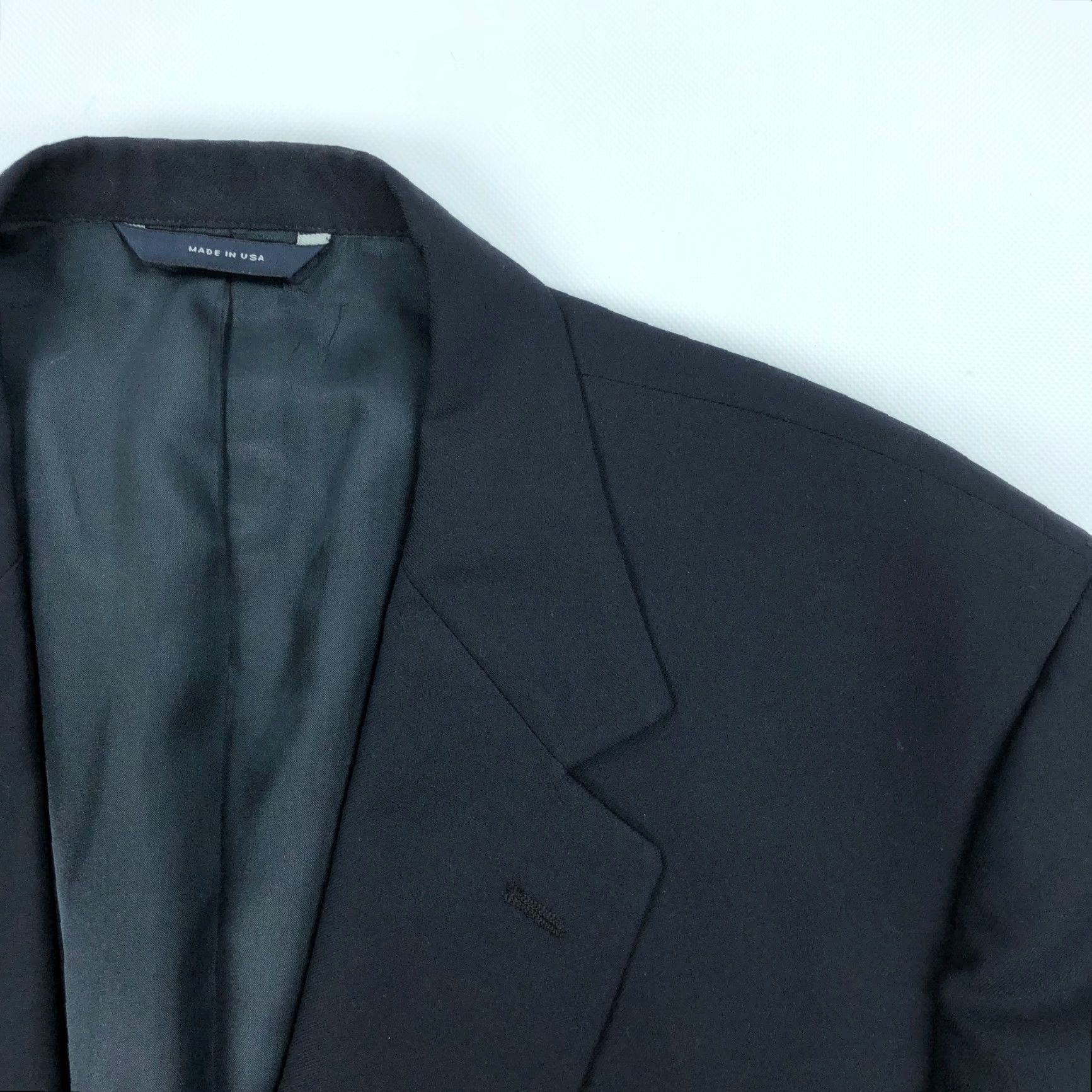 Brooks Brothers Brooks Brothers Blazer 48R Wool Navy Blue Gold Button Jacket Coat Solid Notch Lapel Regular Fit Mens Jacket Size 48R - 2 Thumbnail